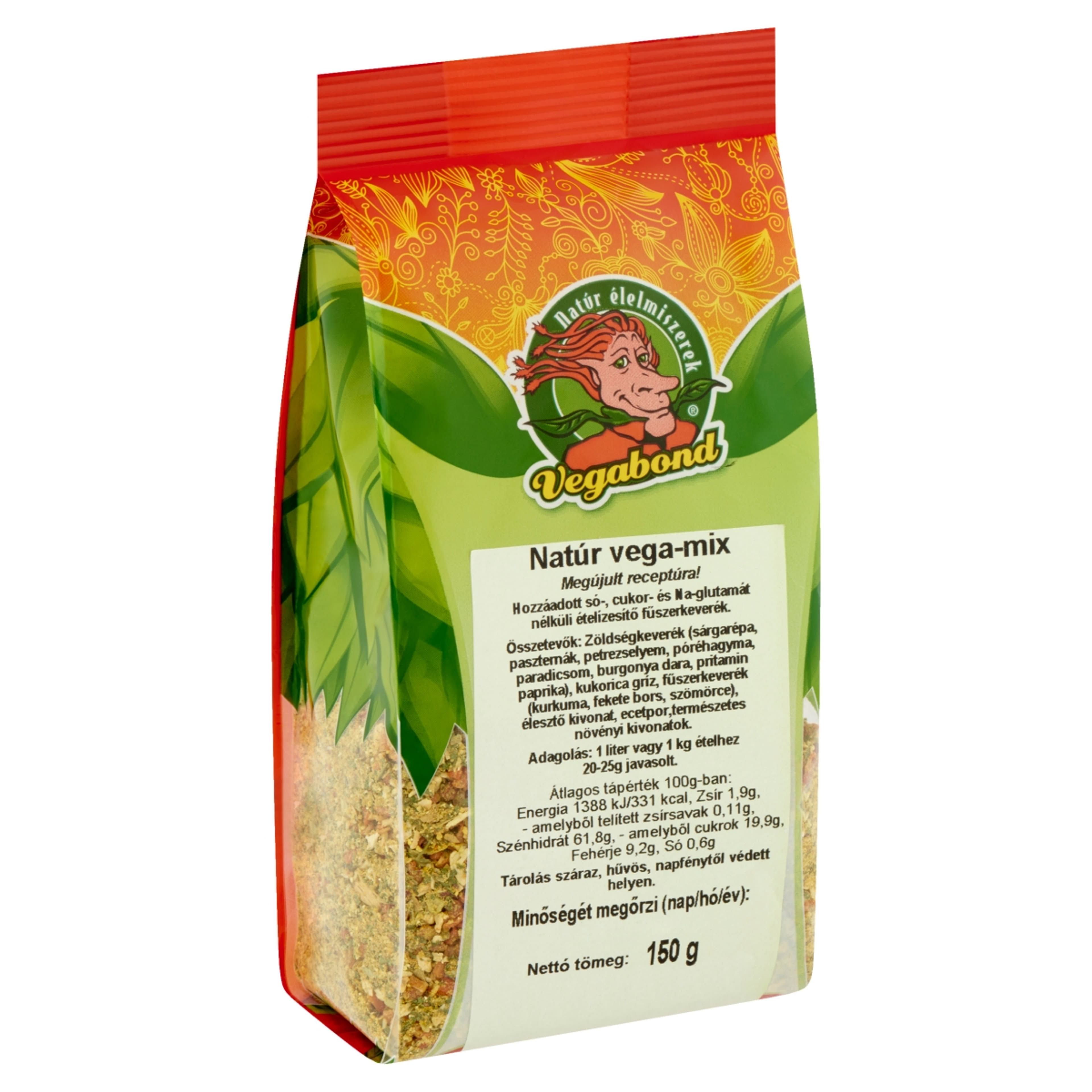 Vegabond natur vega mix ételízesítő - 150 g-2