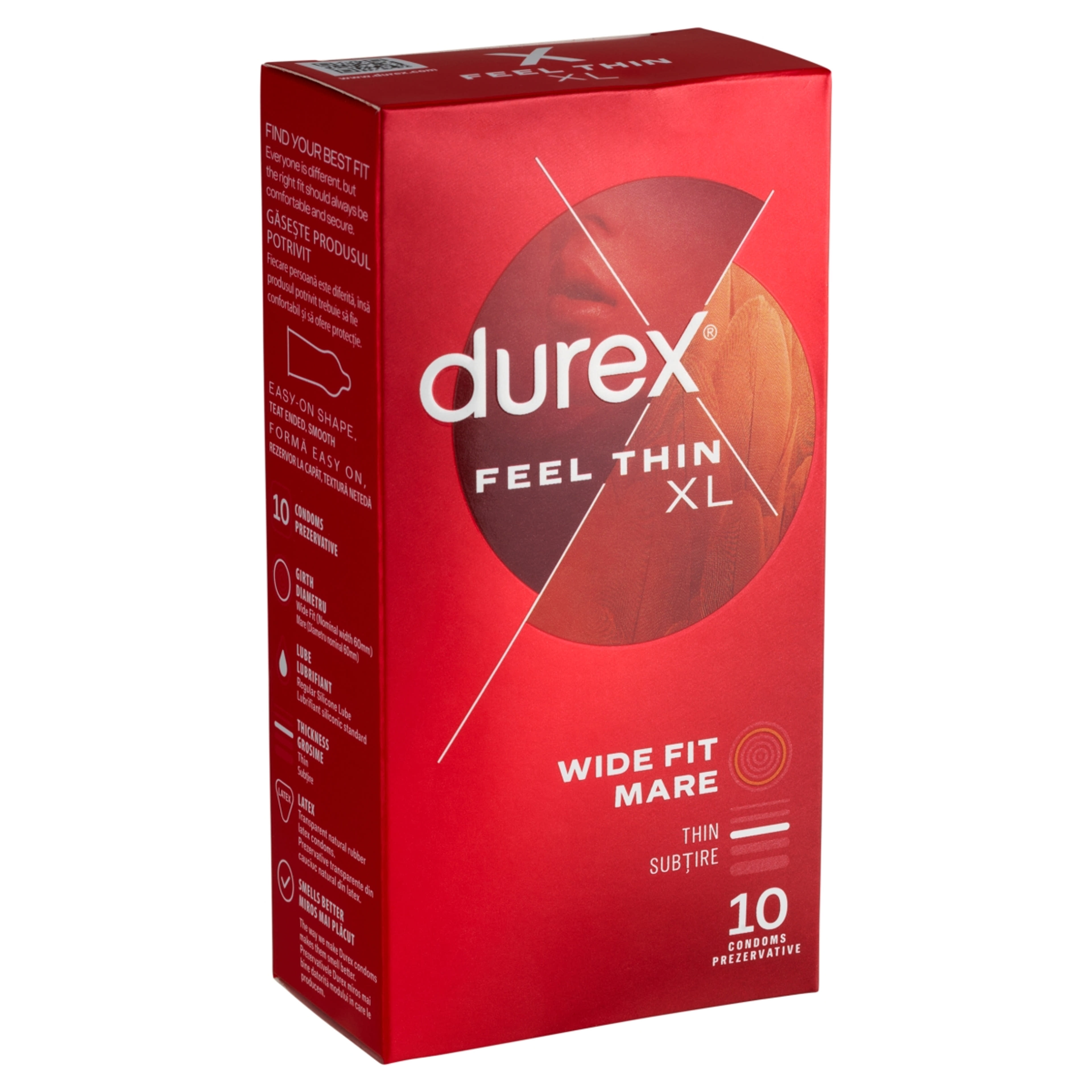 Durex Feel Thin XL óvszer - 10 db-2