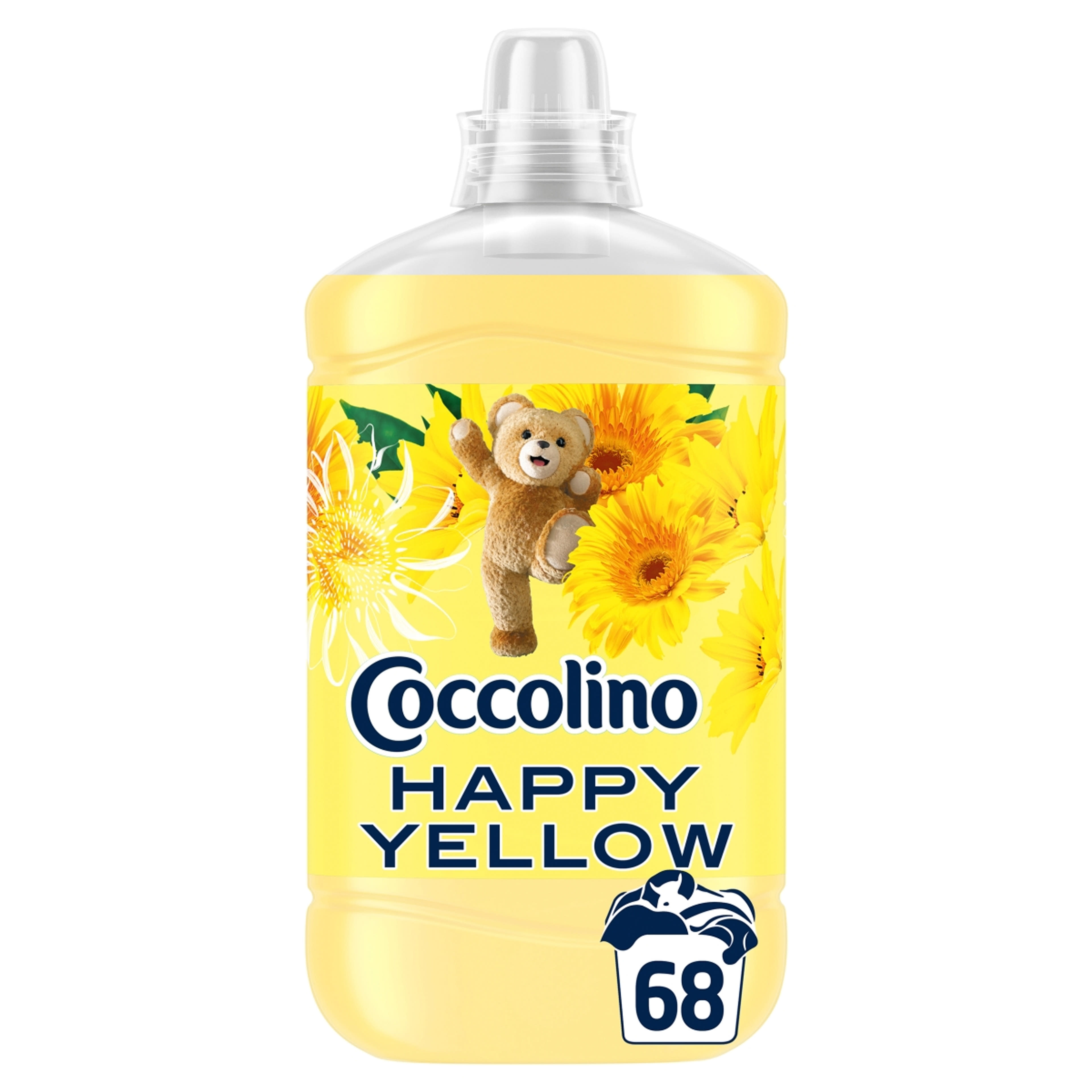 Coccolino Fresh & Soft Happy Yellow öblítő koncentrátum 68 mosás - 1700 ml-2