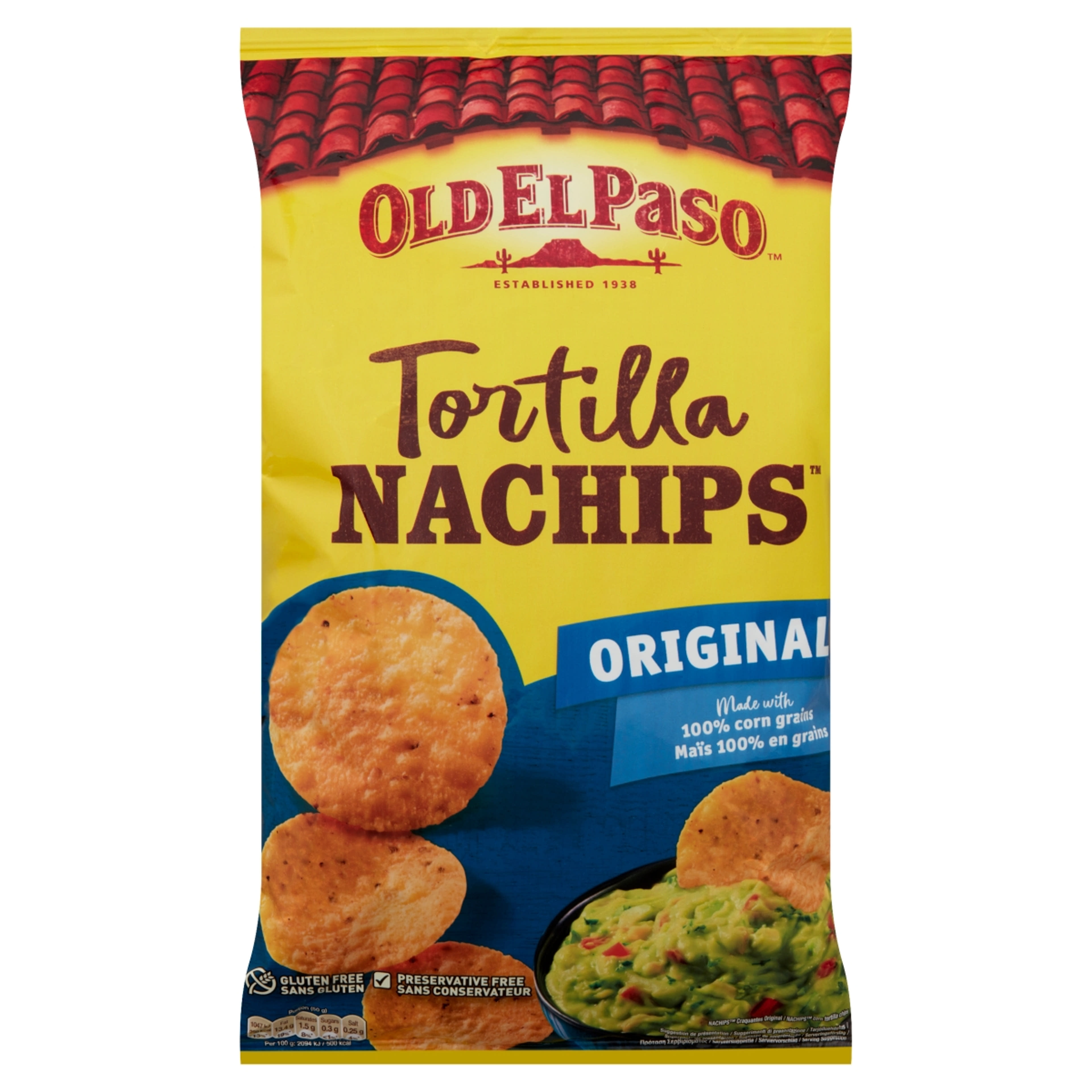 Old El Paso tortilla chips sós - 185 g