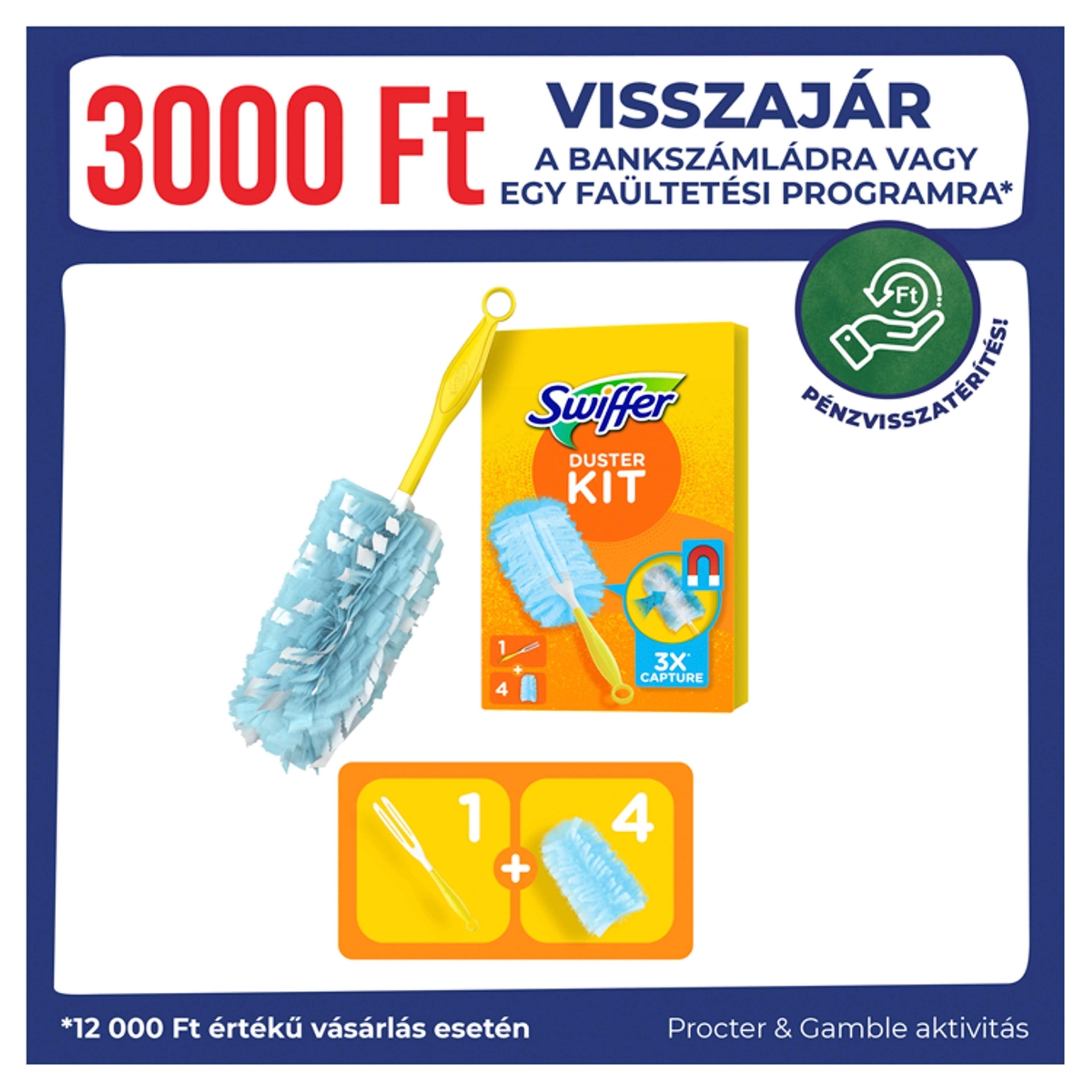 Swiffer Duster kezdőszett standard+4 db - 1 db