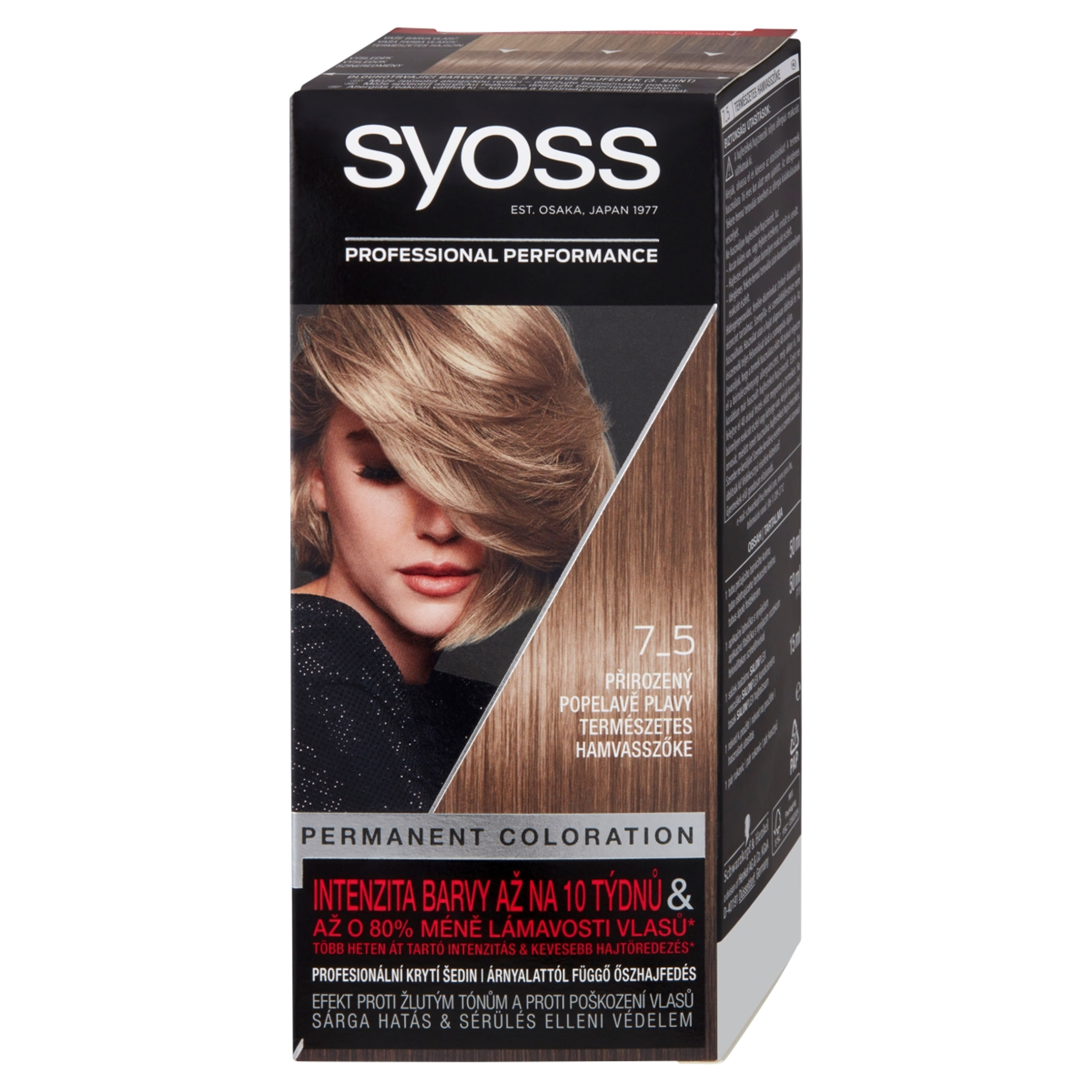 Syoss Color 7-5 természetes hamvasszőke - 1 db