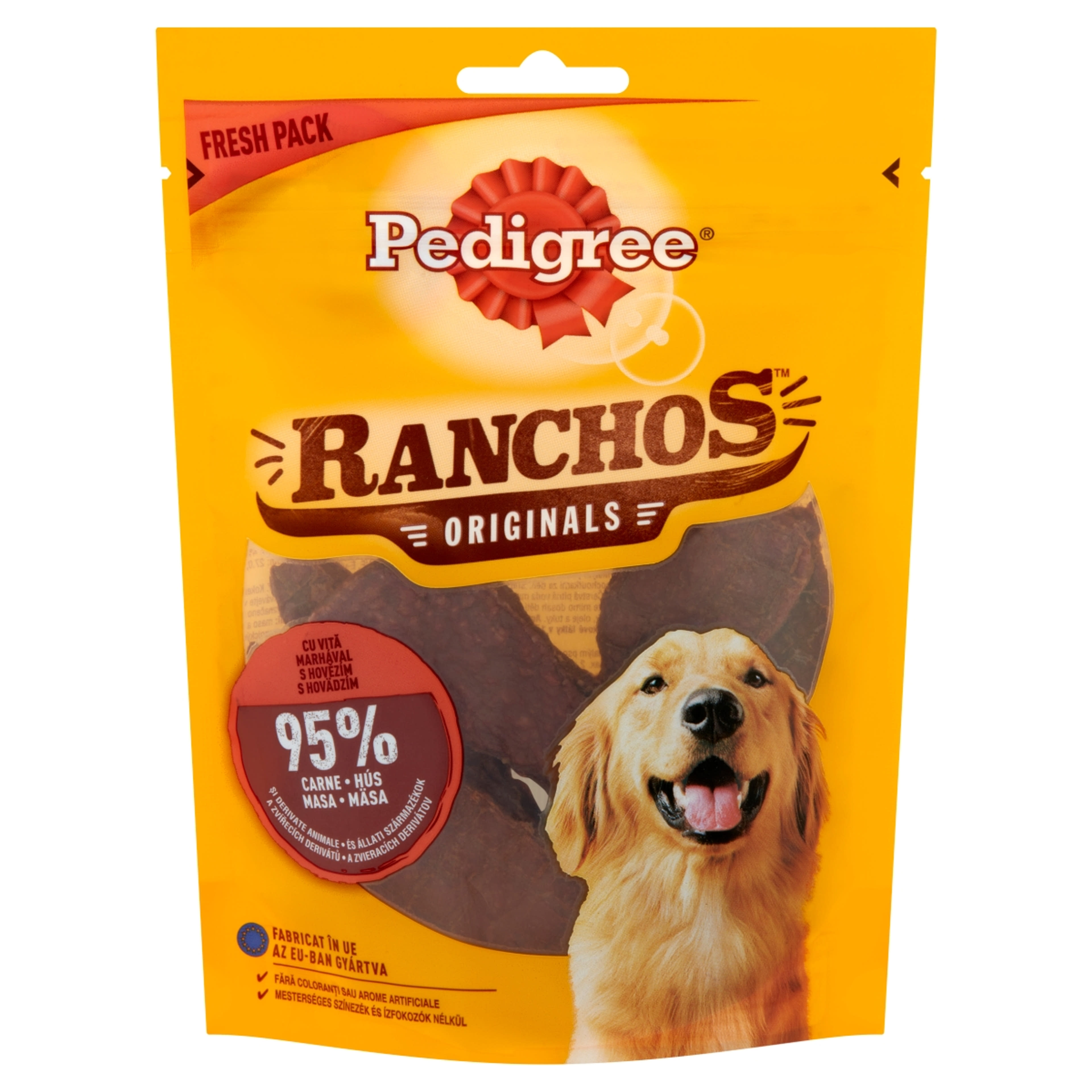 Pedigree Ranchos Originals kiegészítő állateledel felnőtt kutyák számára marhával - 70 g-2