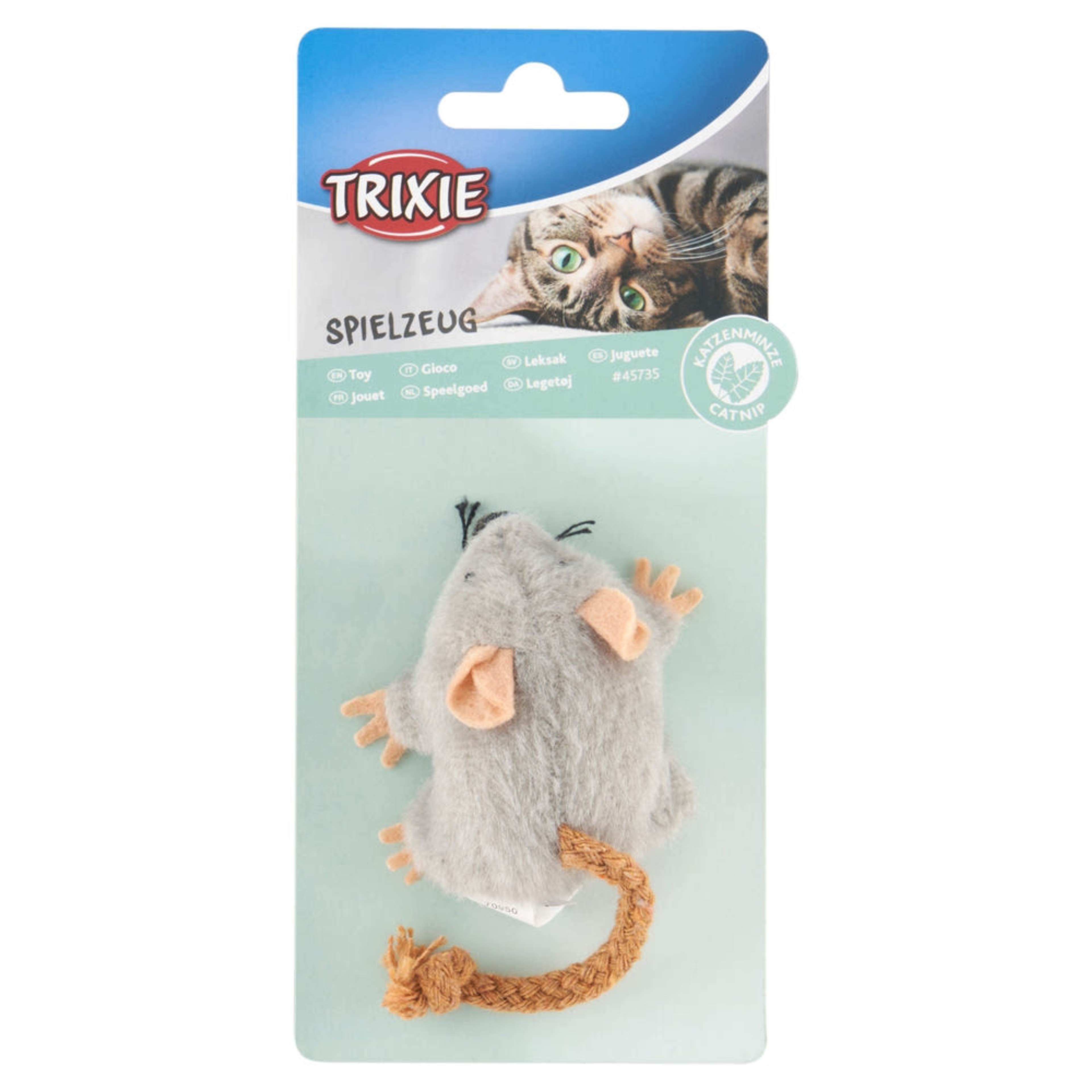 Trixie plüss egér - 1 db