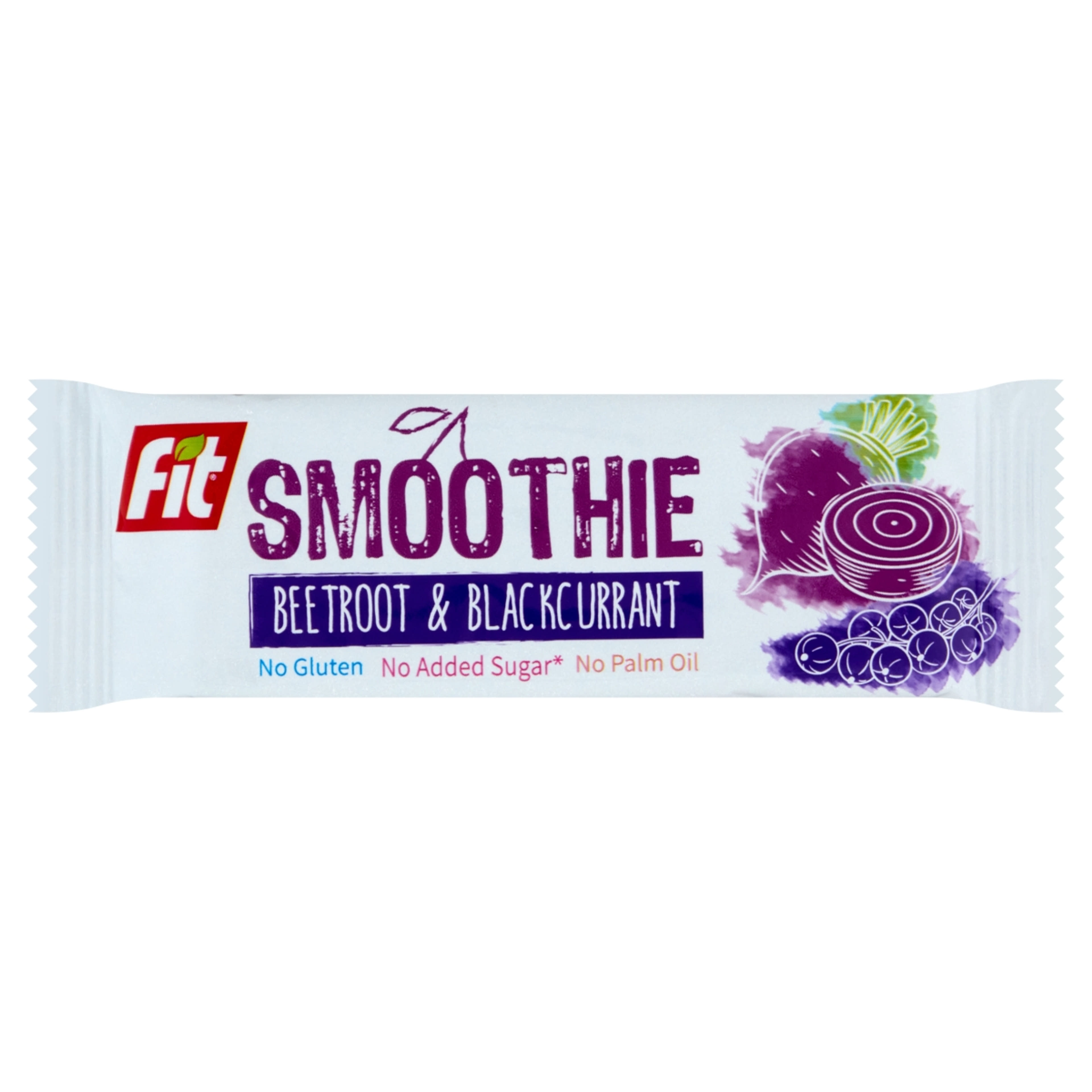 Fit smoothie szelet céklával és feketeribizlivel - 32 g