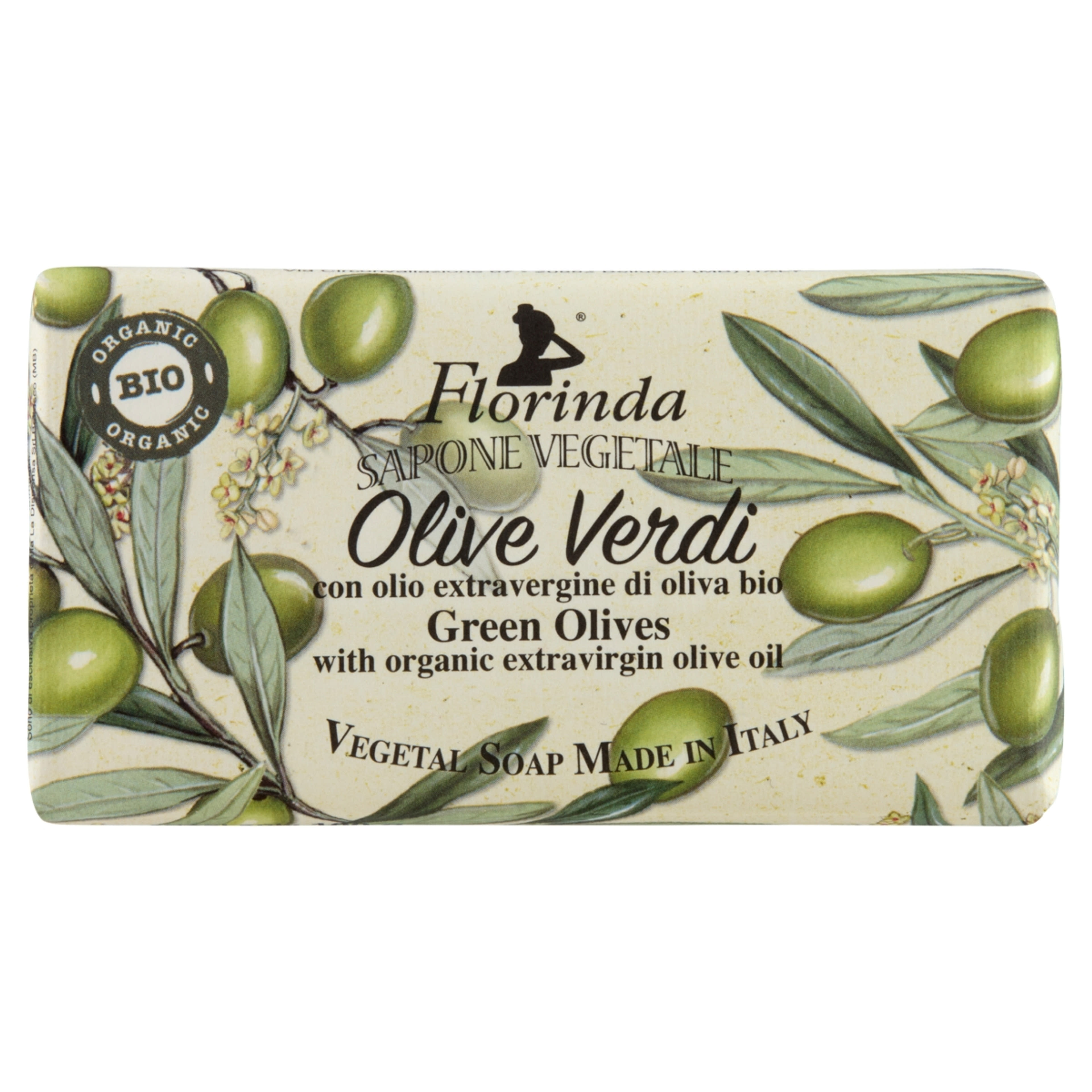 Florinda kézműves szappan zöld oliva - 100 g