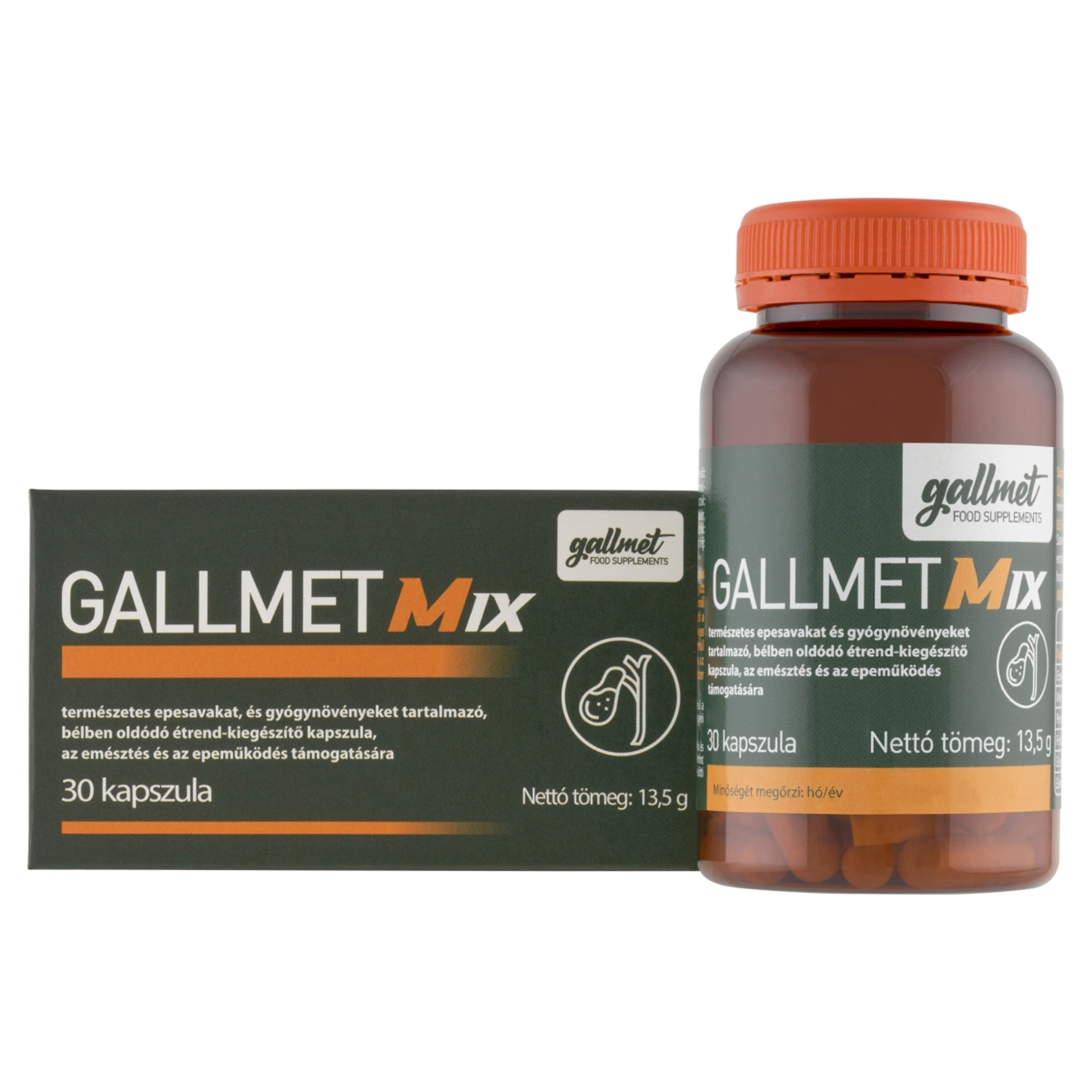 Gallmet-M étrend-kiegészítő kapszula - 30 db-2