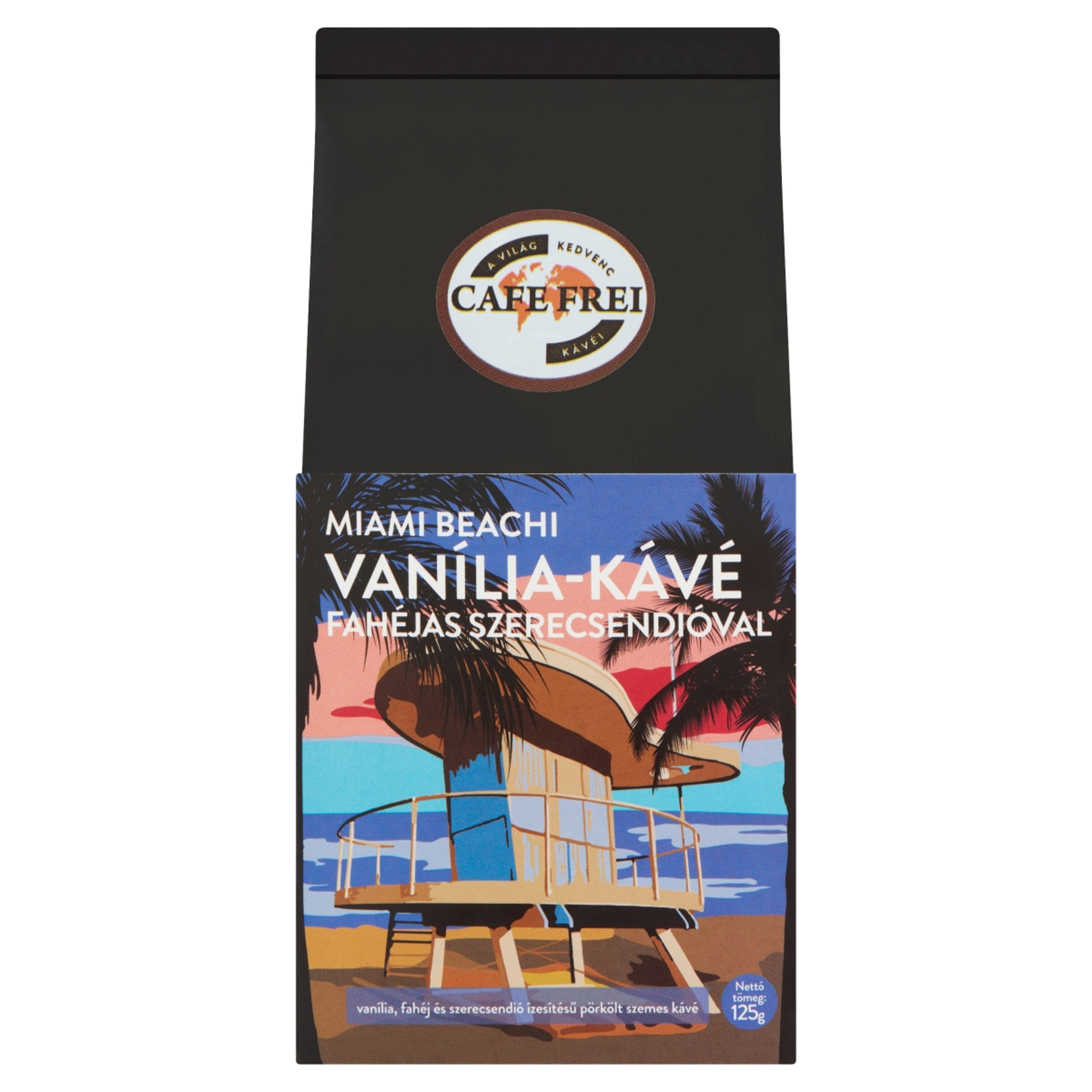 Cafe Frei Miami Beach vanilia szemes kávé - 125 g-1