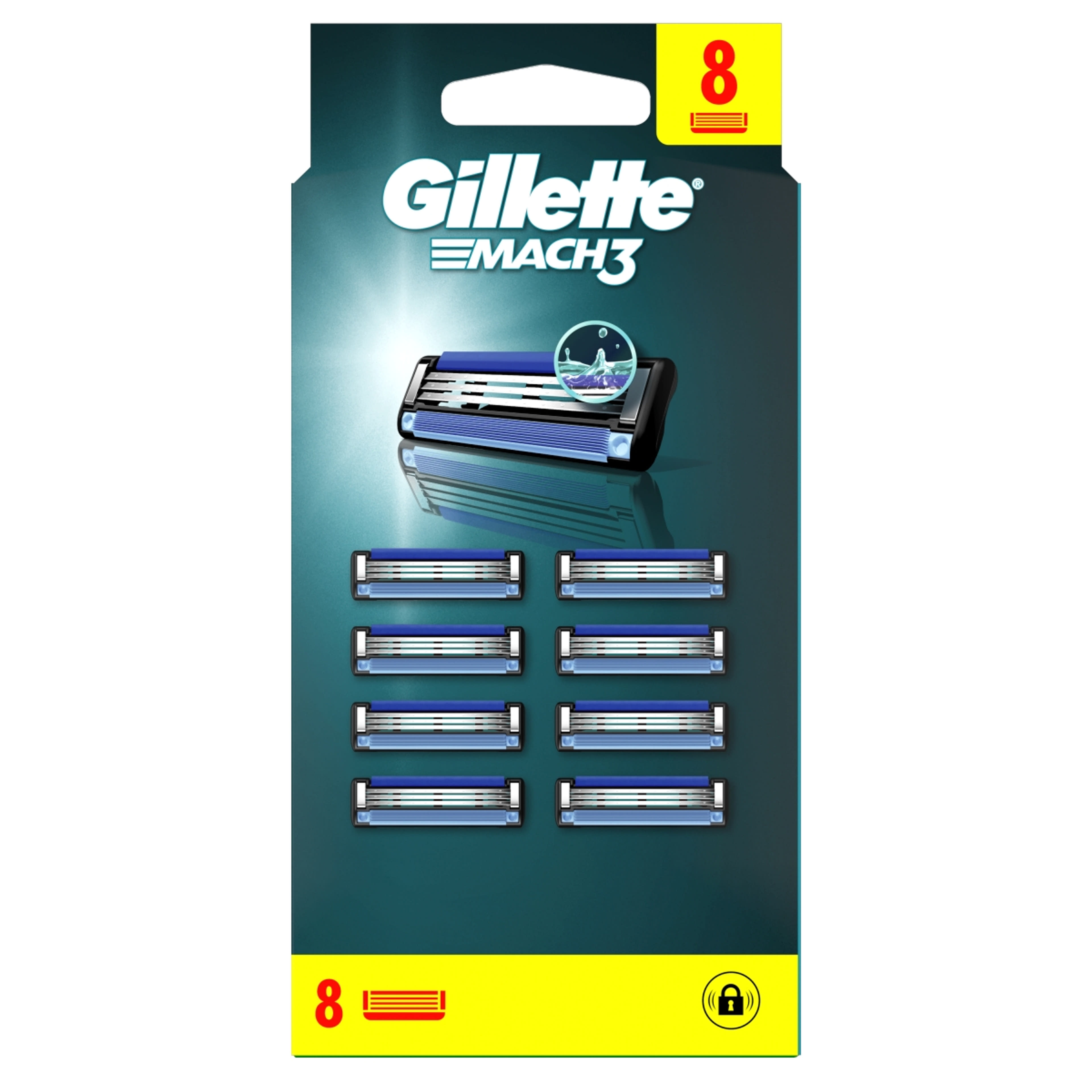 Gillette Mach3 borotvabetétek férfi borotvához - 8 db