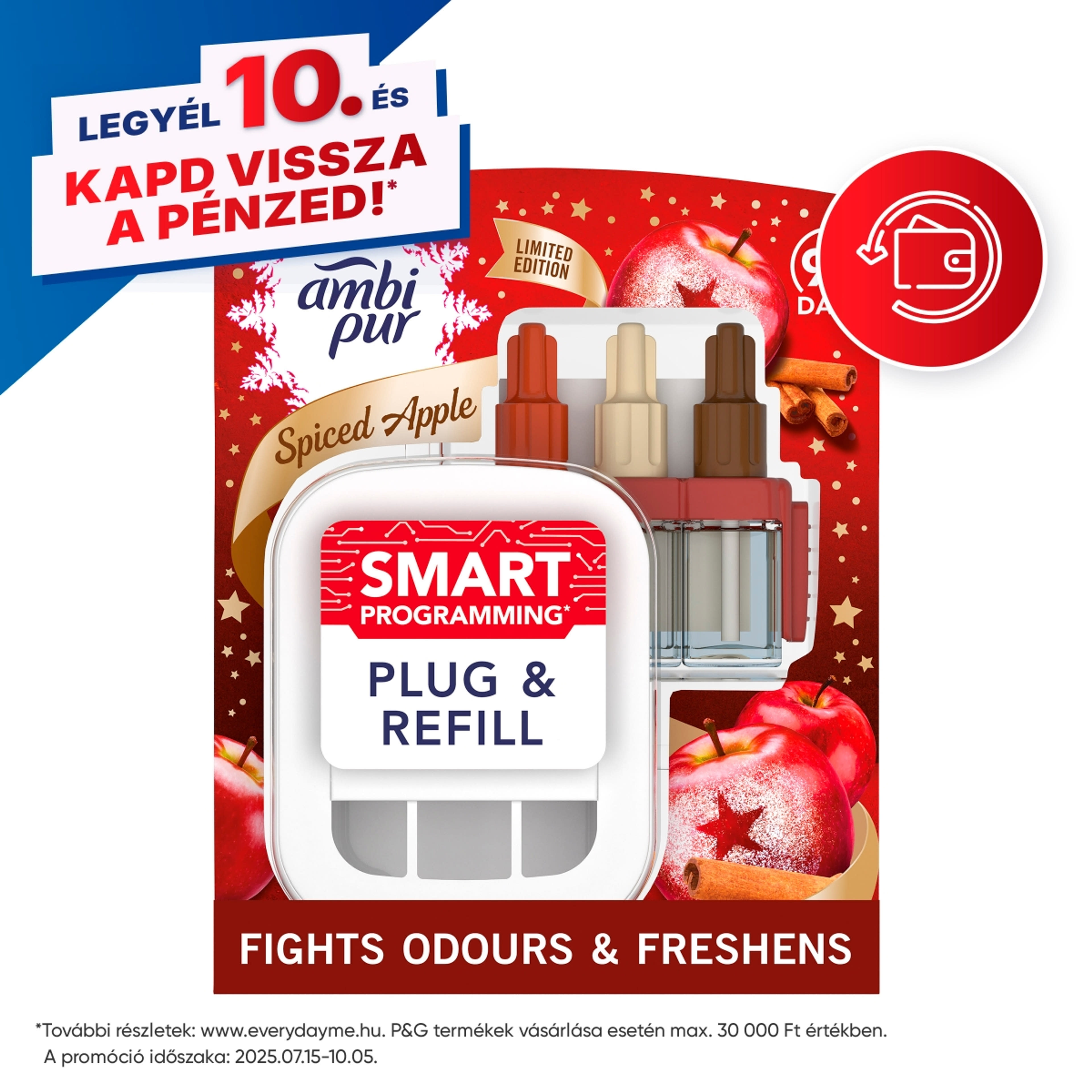 Ambi Pur 3Volution Spiced Apple elektromos légfrissítő készülék - 20 ml