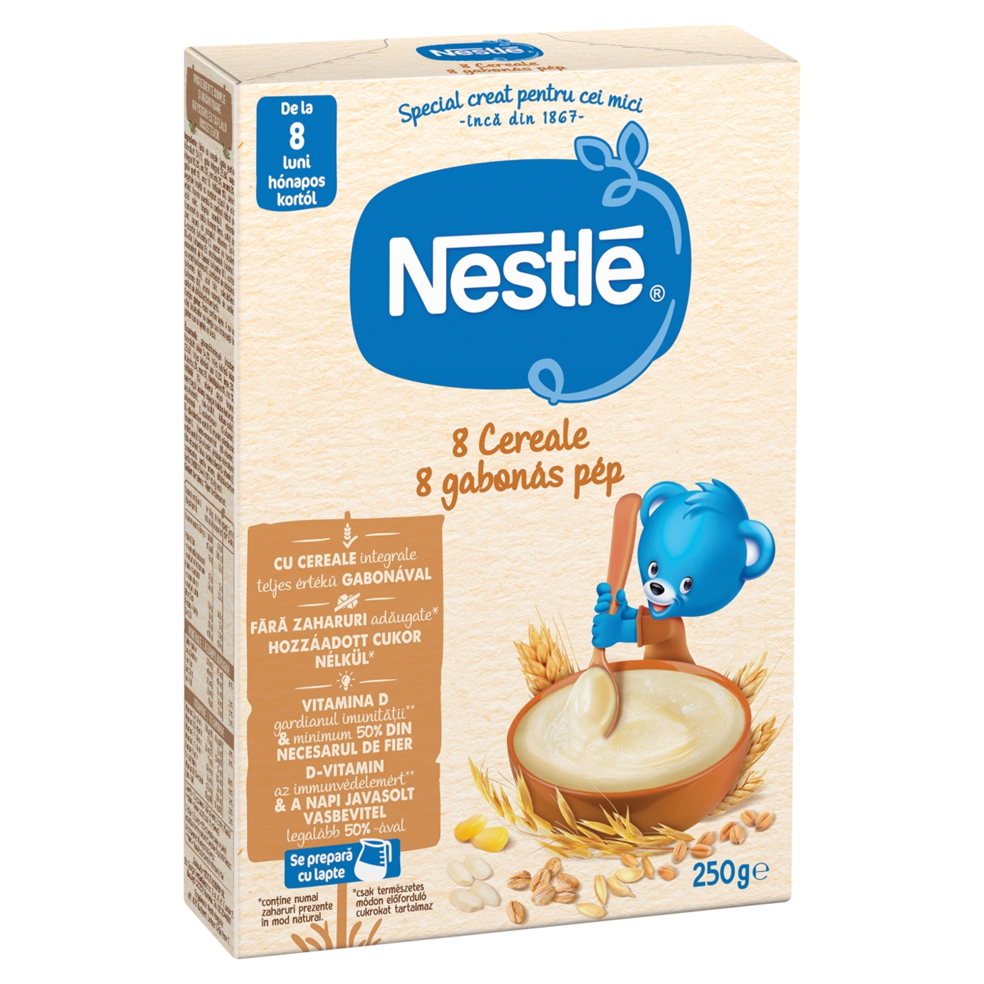 Nestlé Babapép 8 Gabonás 6 Hónapos Kortól - 250 g-2