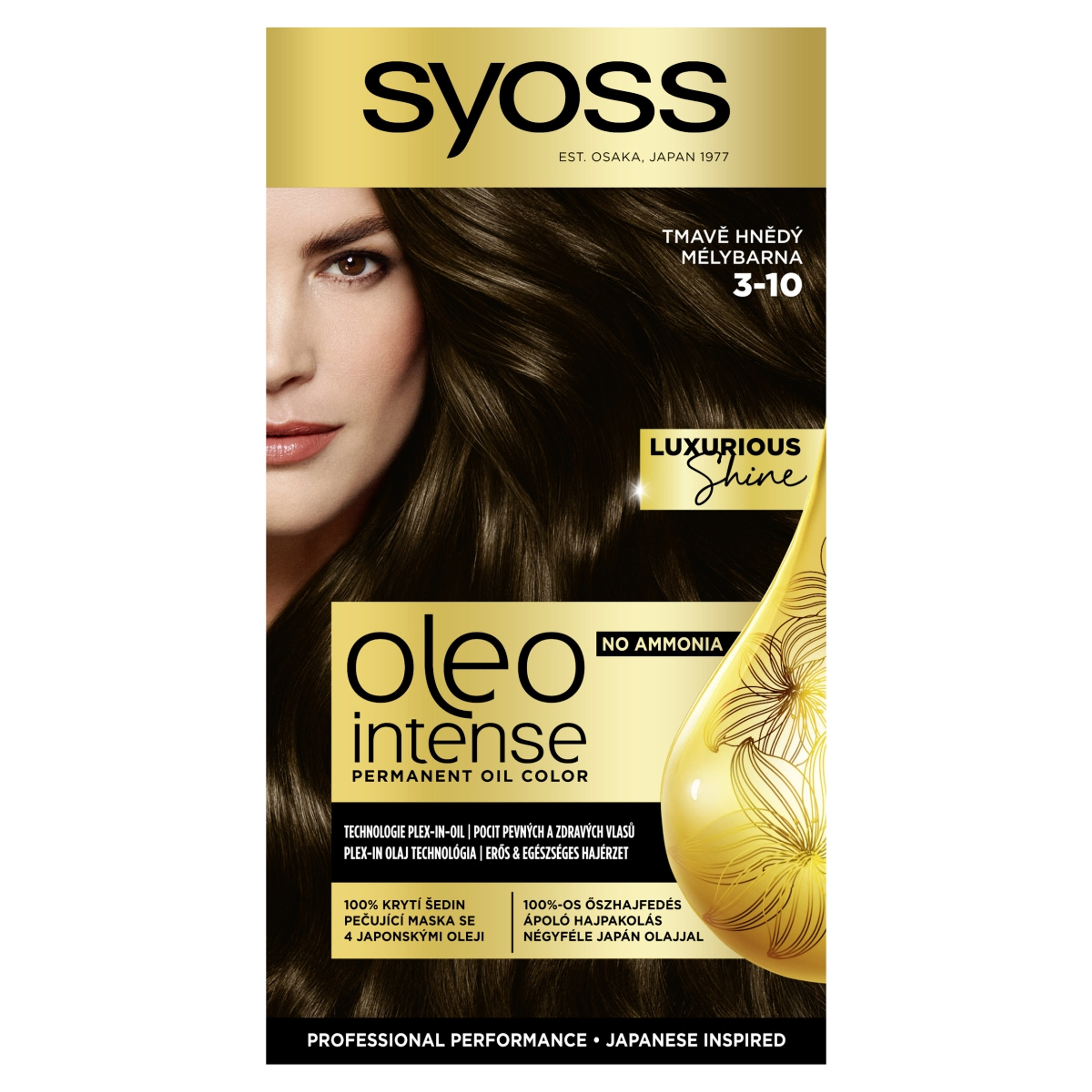 Syoss Color Oleo intenzív olaj hajfesték 3-10 mélybarna - 1 db