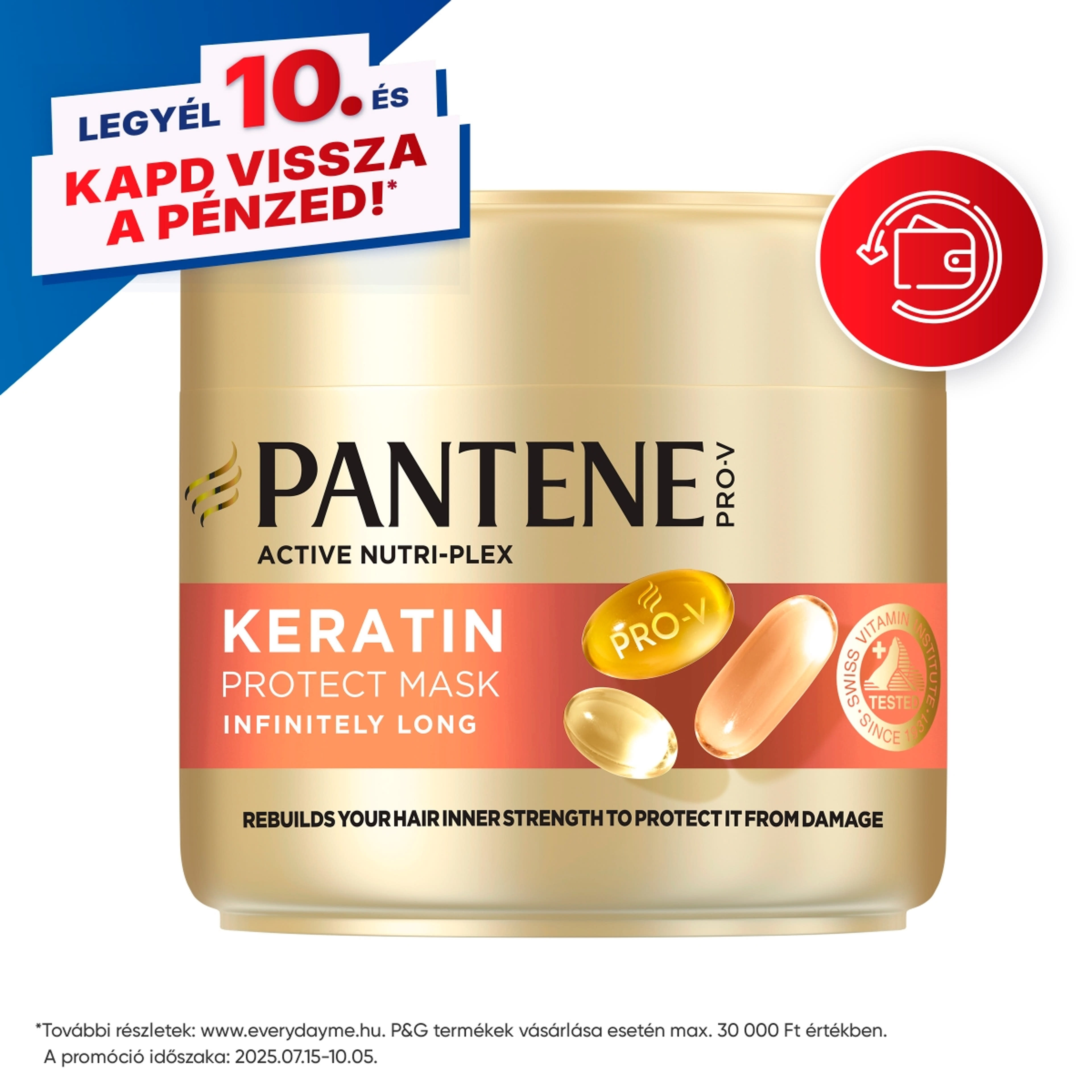 Pantene Pro-V Keratin Infinitely Long hajmaszk - 300 ml