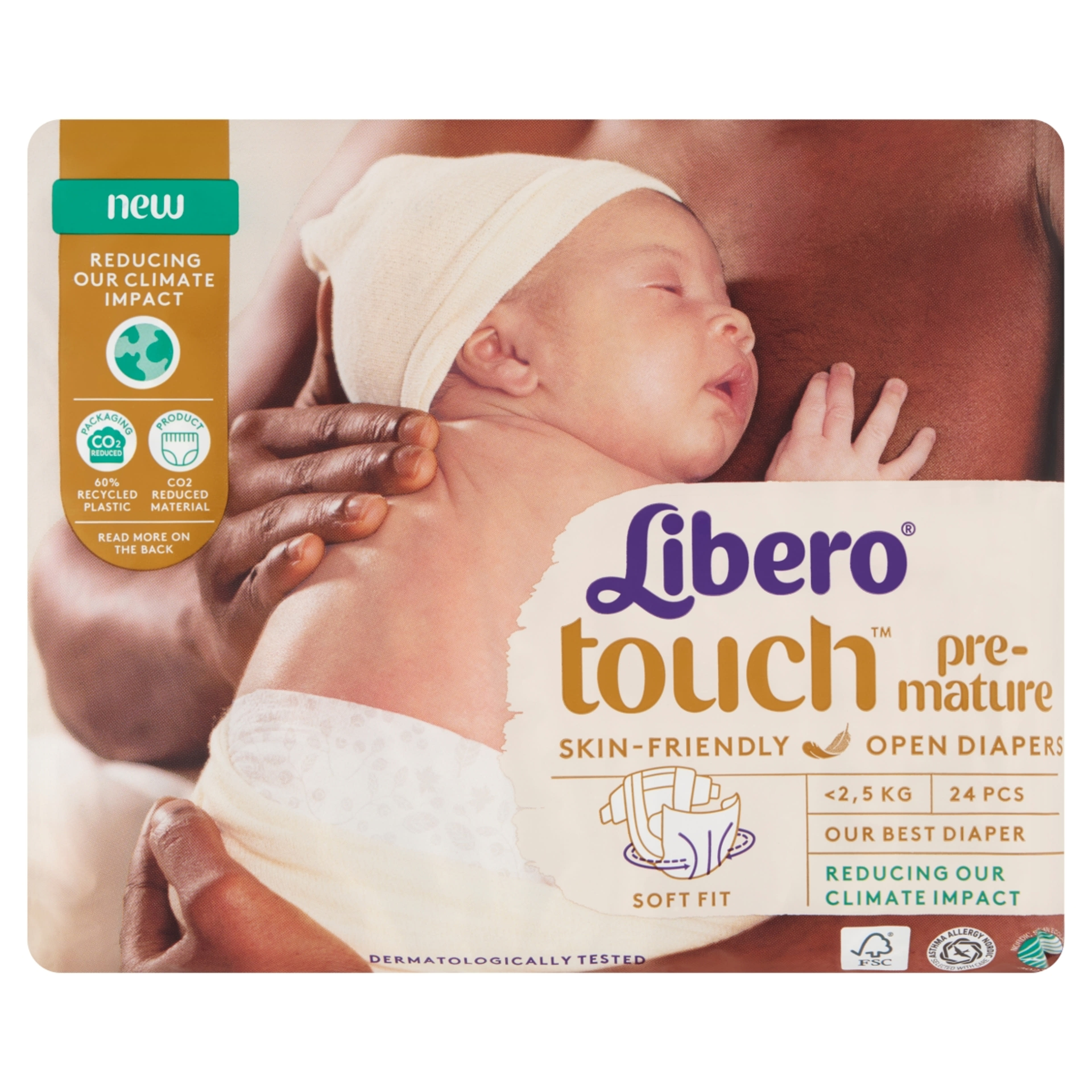 Libero Touch Newborn Premature nadrágpelenka 0-as <2,5 kg - 24 db