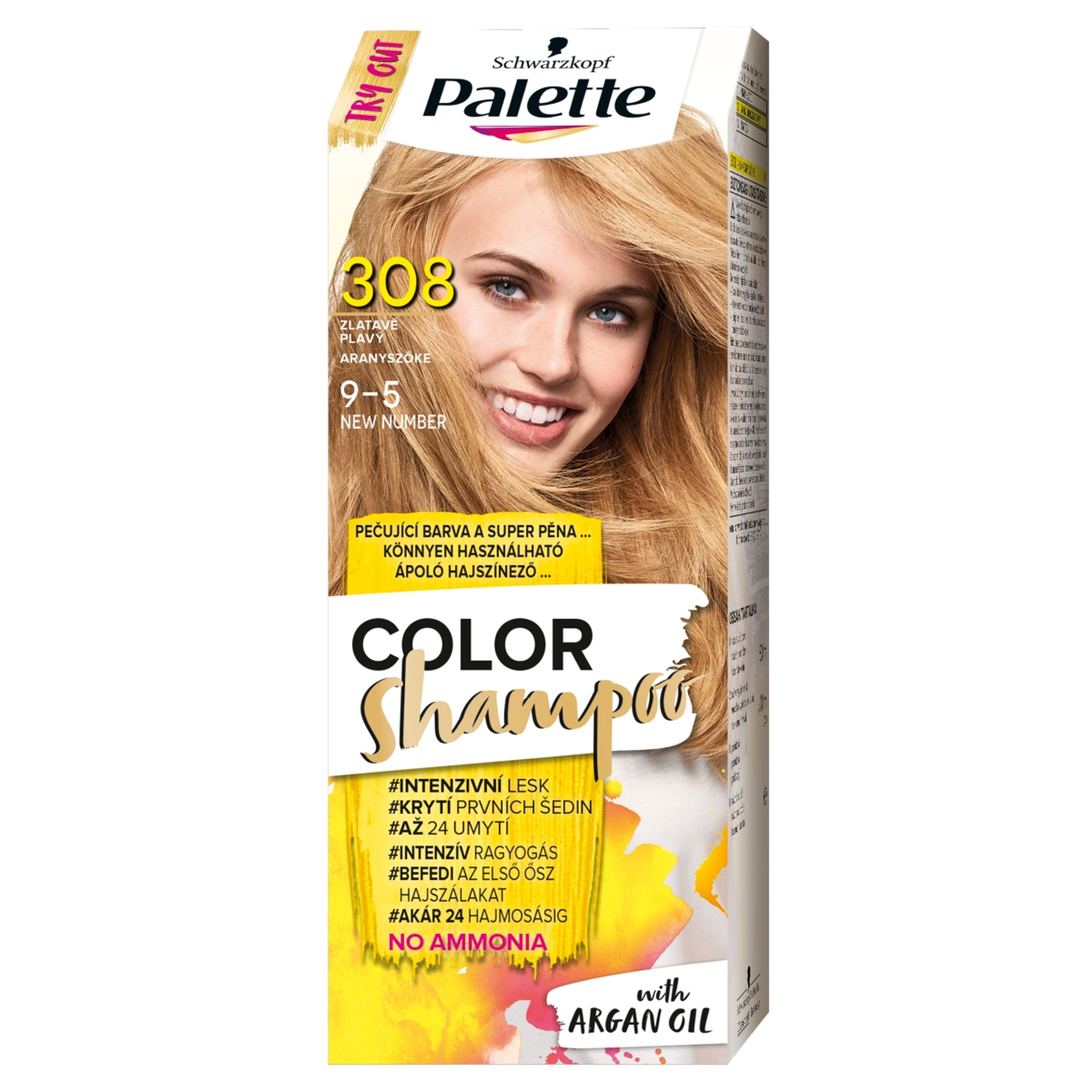 Schwarzkopf Palette Color Shampoo hajfesték 308 arnyszőke - 1 db
