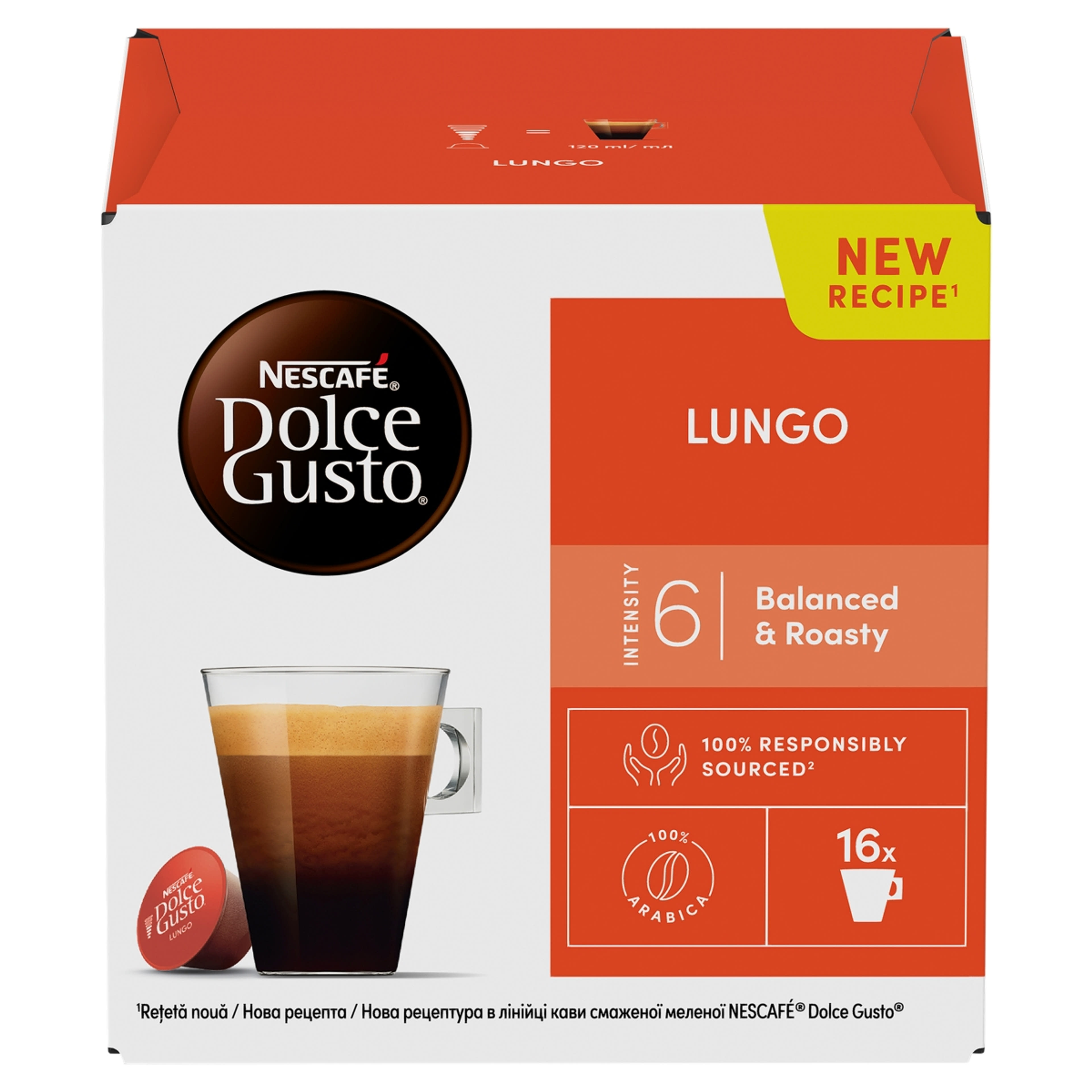 Nescafé Dolce Gusto Lungo kávékapszula - 16 db