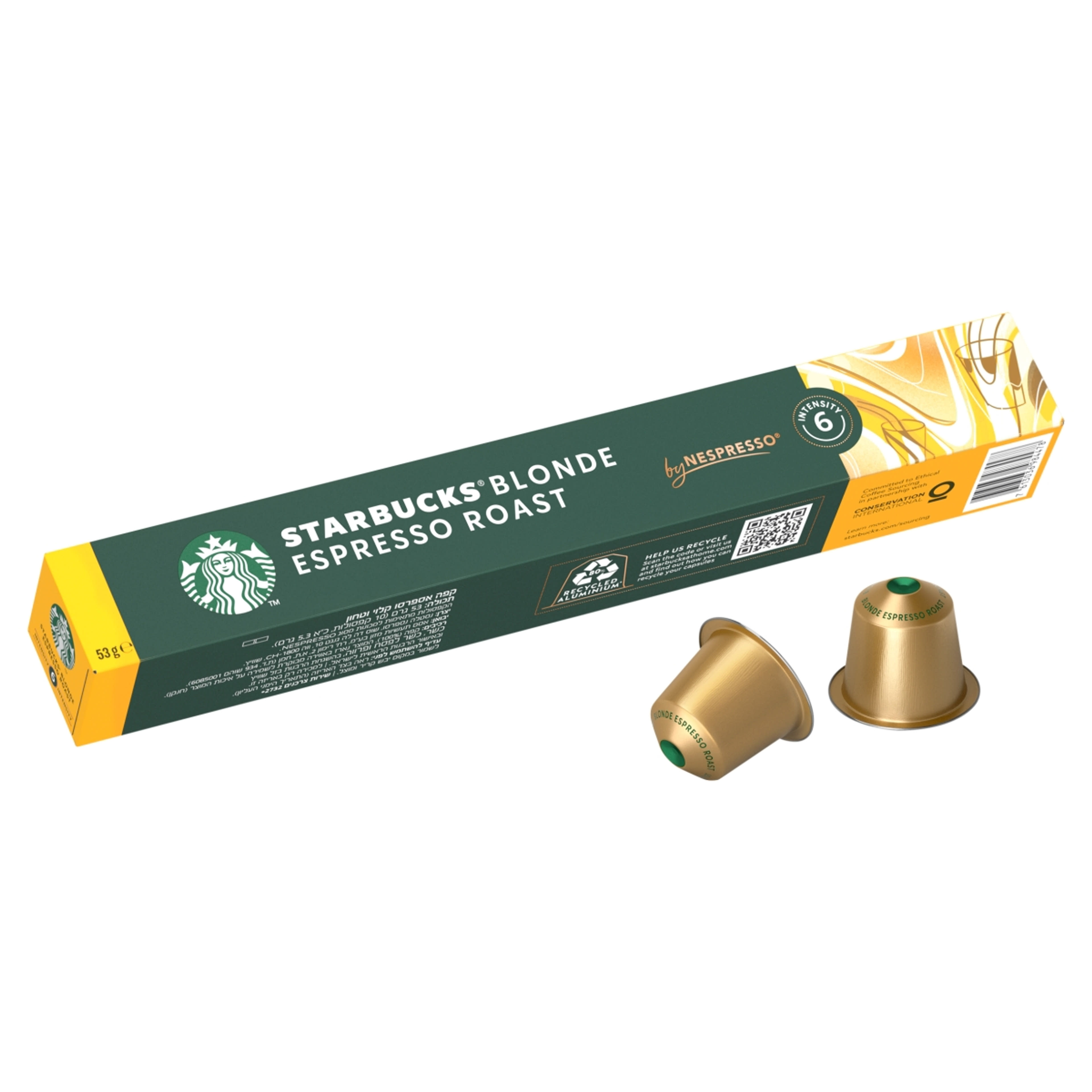 Starbucks by Nespresso Blonde Espresso kávékapszula - 10 db-2