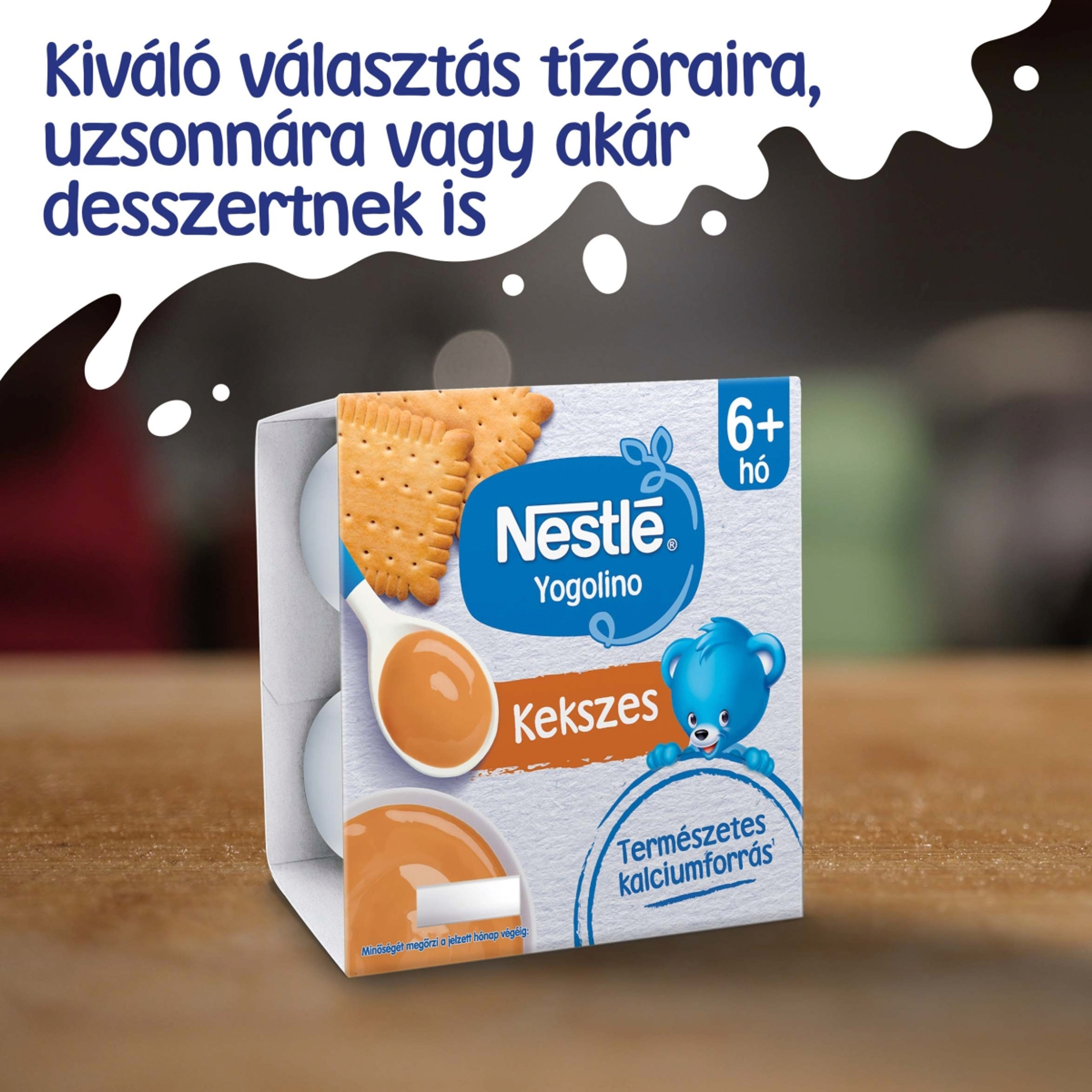 Nestlé Yogolino Bébidesszert Kekszes Ízesítéssel 6 Hónapos Kortól 4*100g - 400 g-7