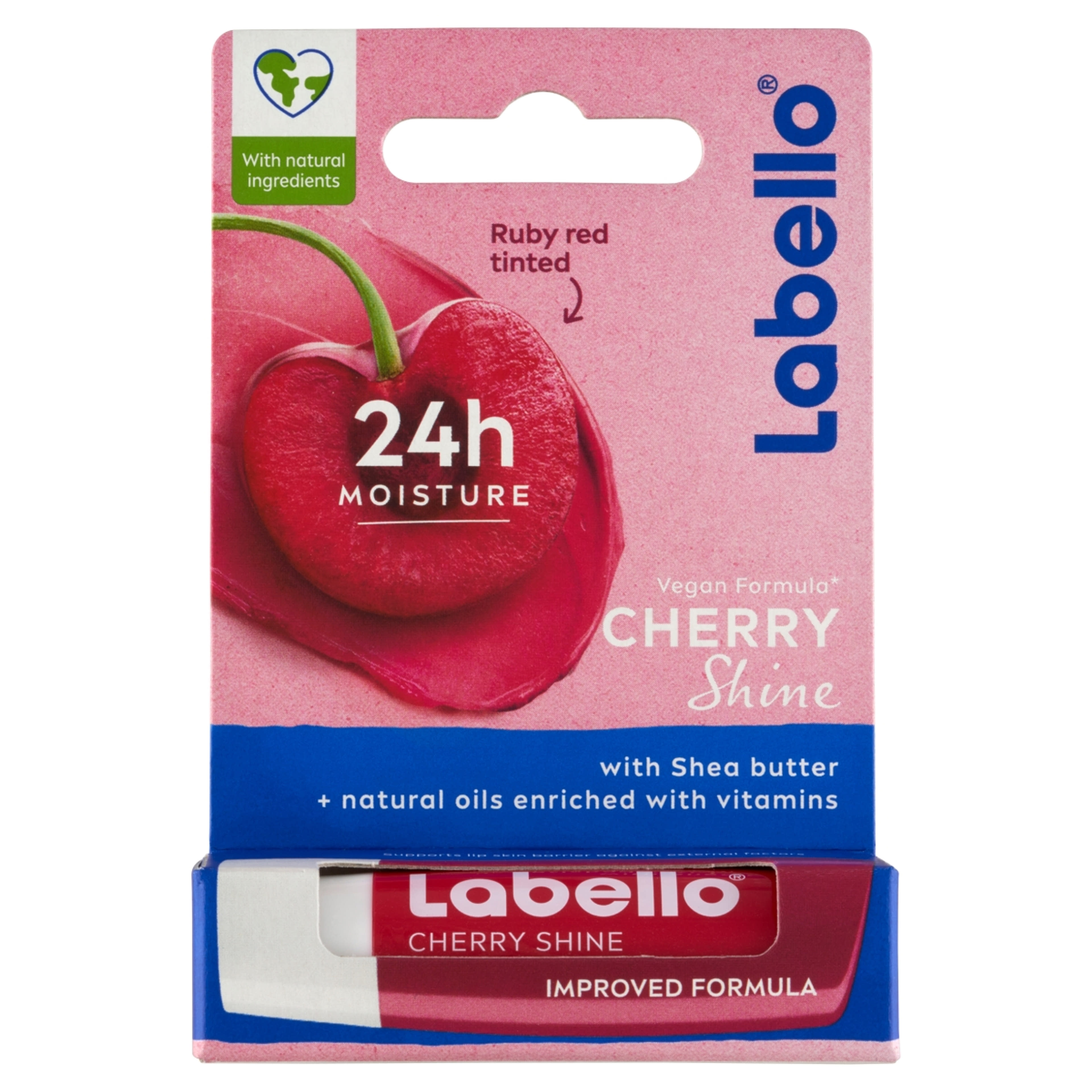 Labello Fruity Shine Cherry ajakápoló - 4,8 g