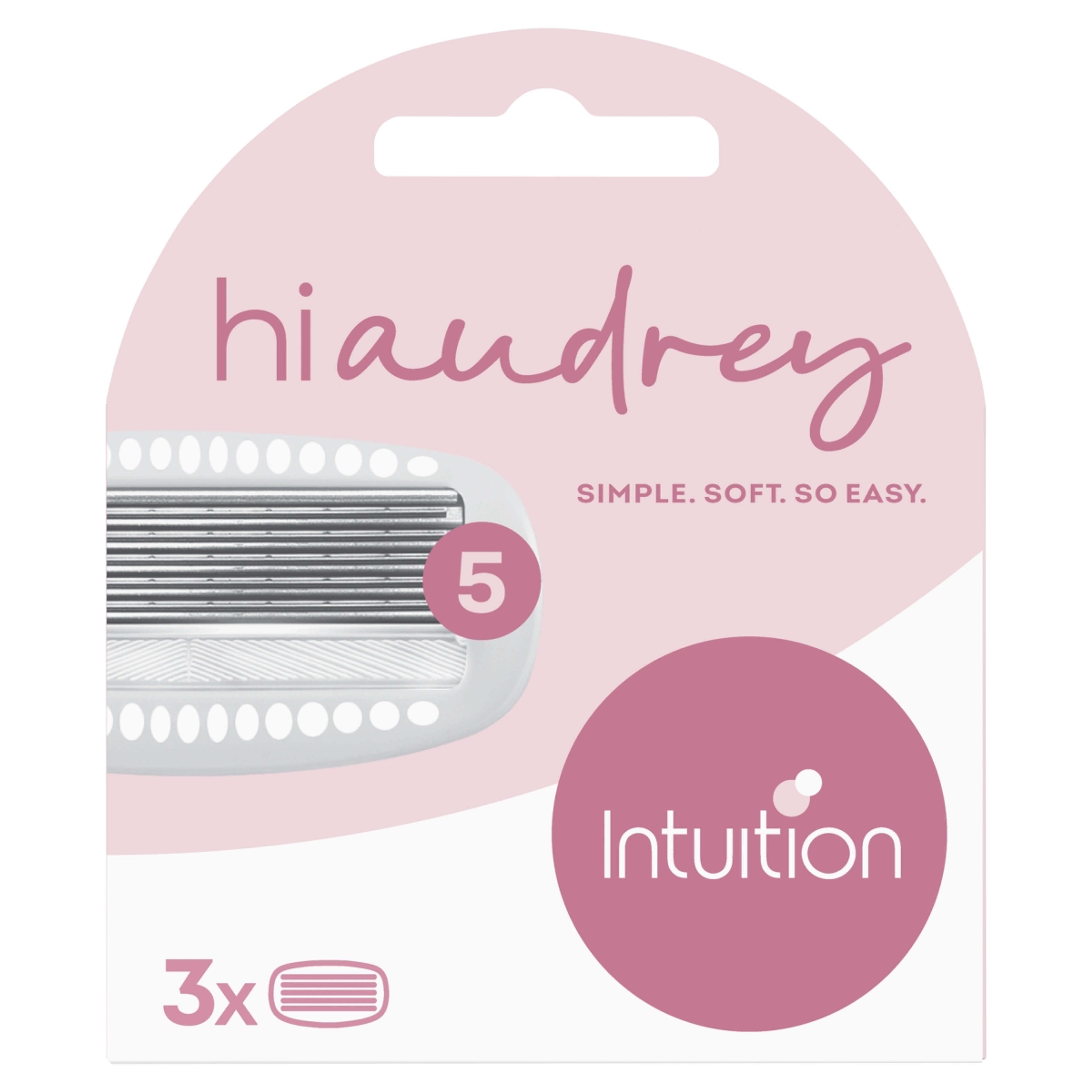 Hiaudrey Intuition borortvabetét 5 pengés - 3 db-1