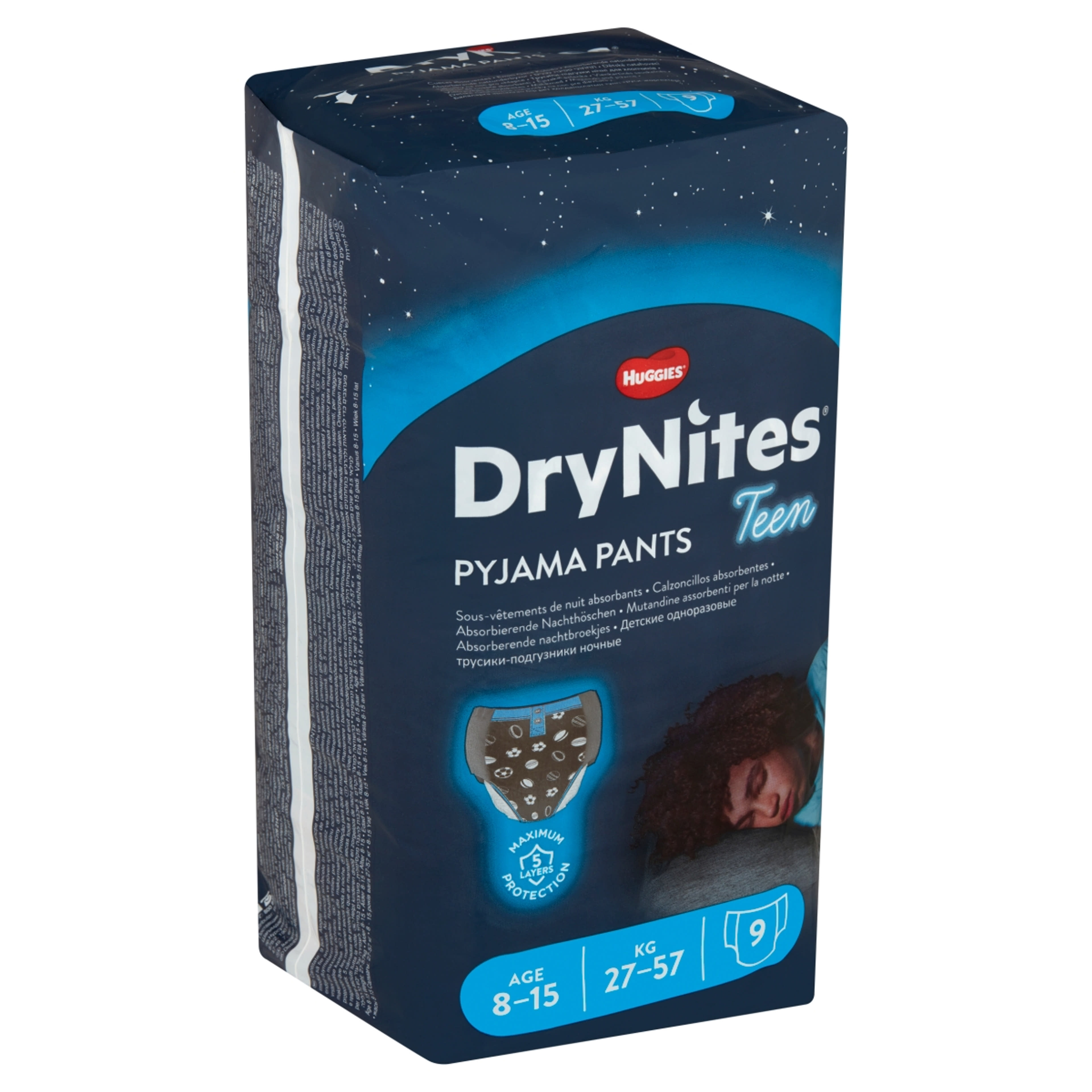 DryNites 8-15 év éjszakai pelenka - 9 db-2