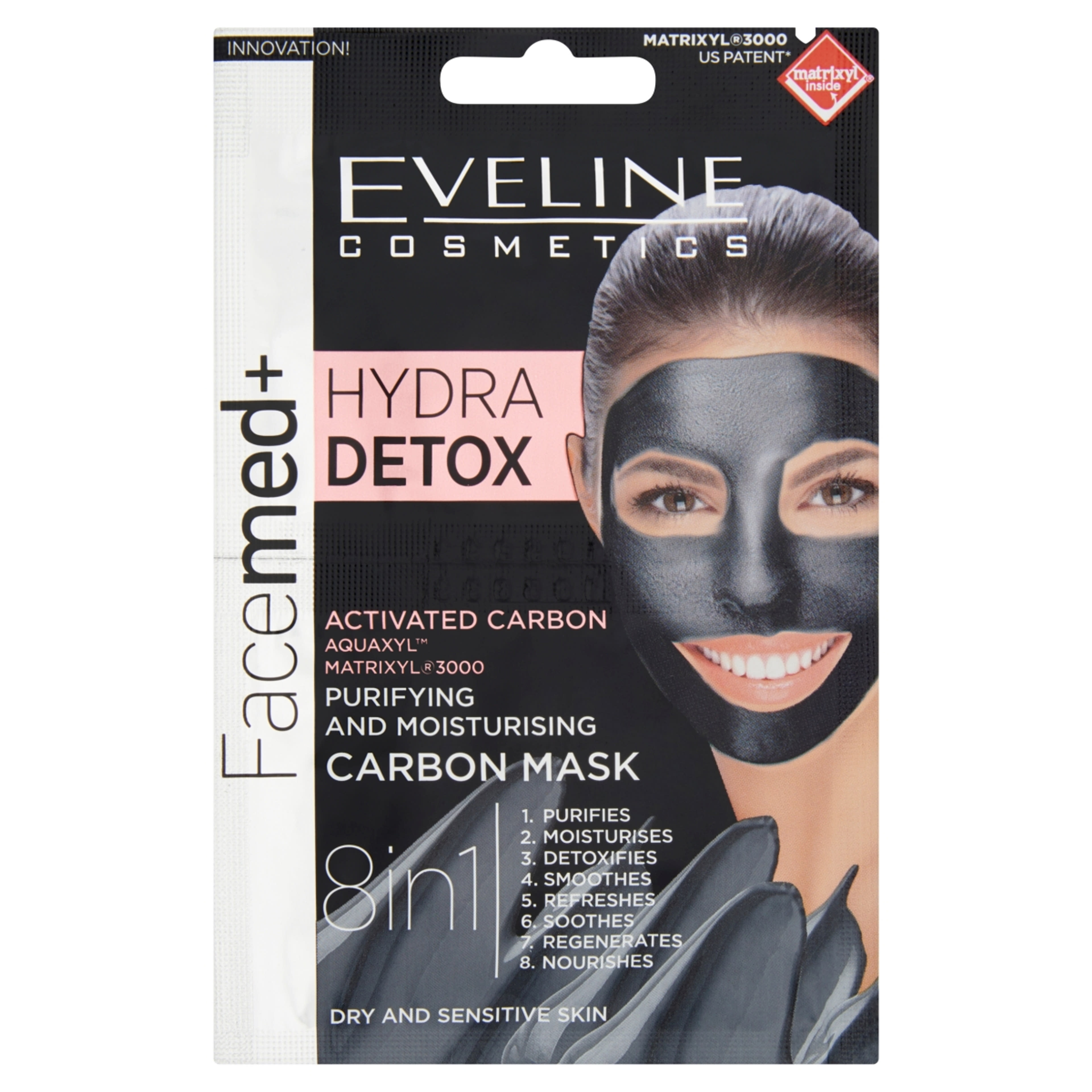 Eveline Facemed Hydra Detox arcmaszk 2x5ml - 1 db-1