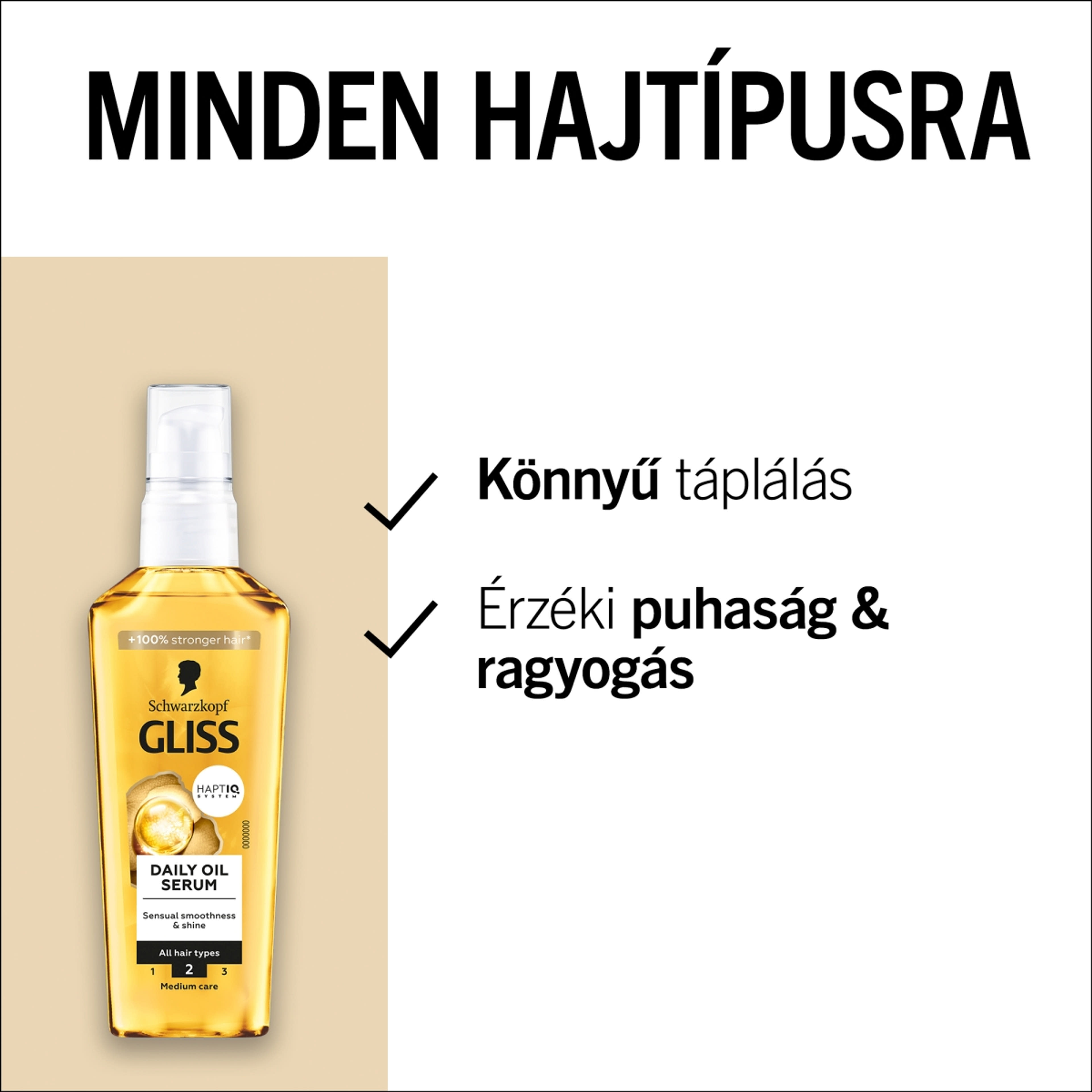 Gliss Daily Oil hajszérum  - 75 ml-3