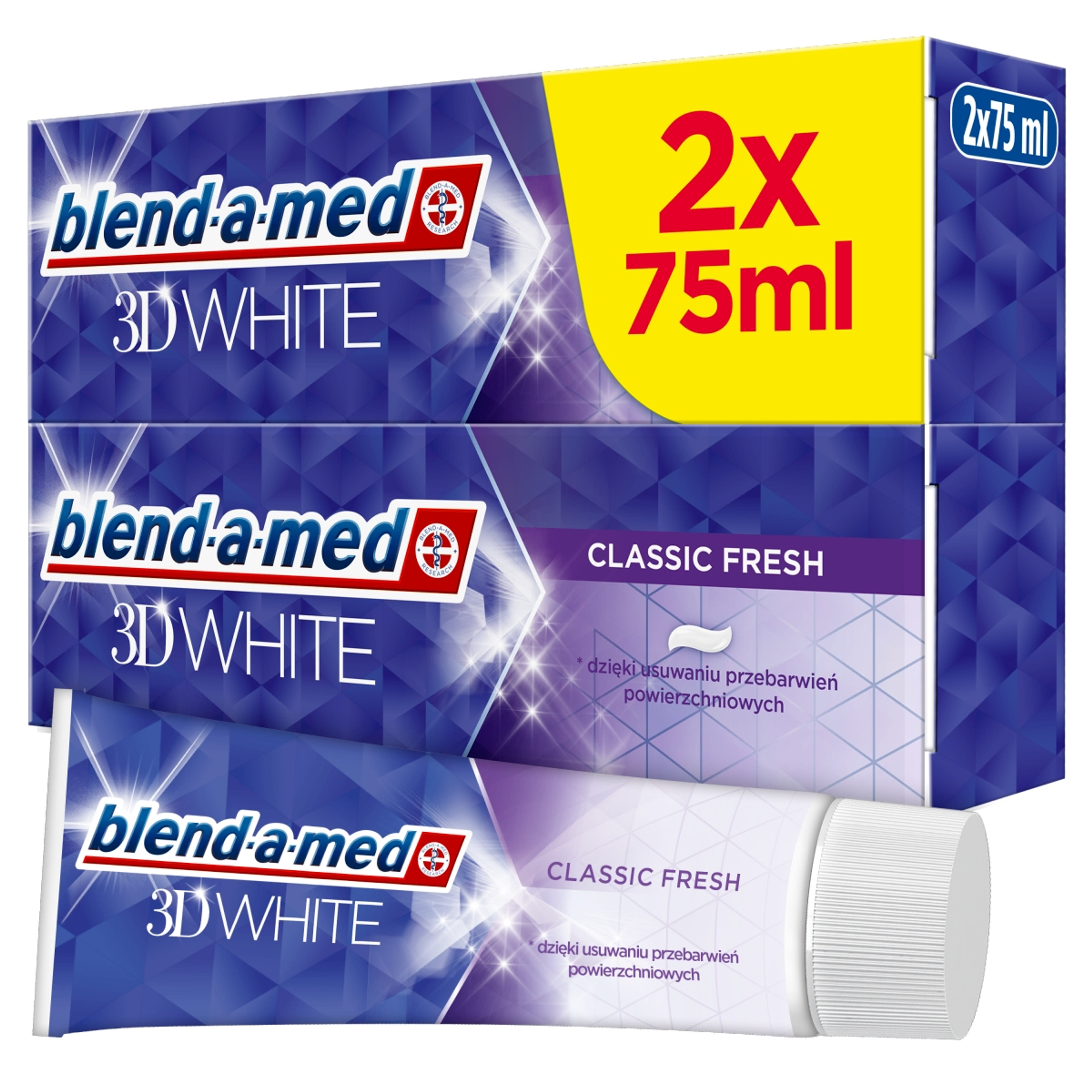 Blend-a-med 3D White Classic Fresh fogkrém - 150 ml-9