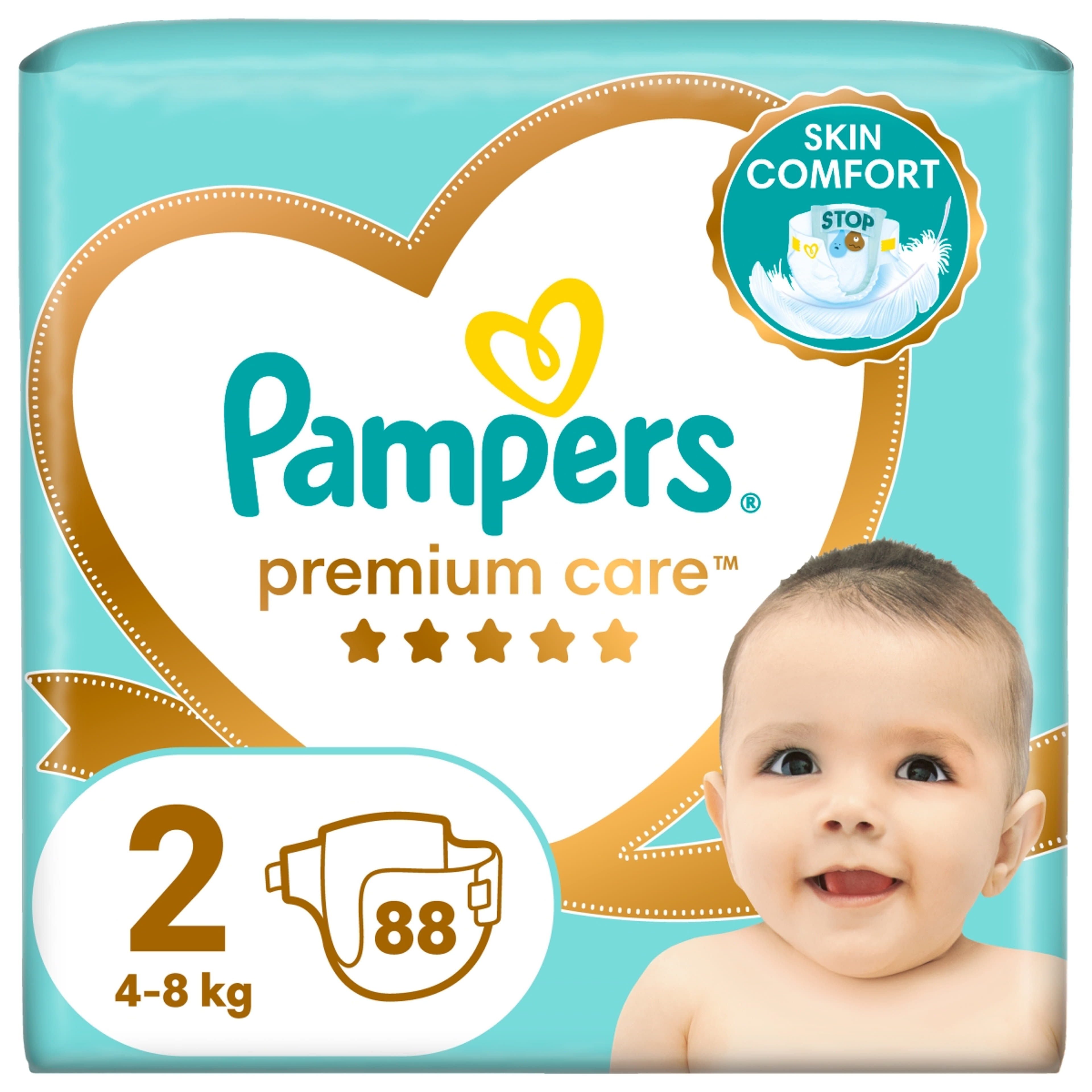Pampers Premium Care pelenka, 2-es méret, 4kg - 8kg - 88 db-6