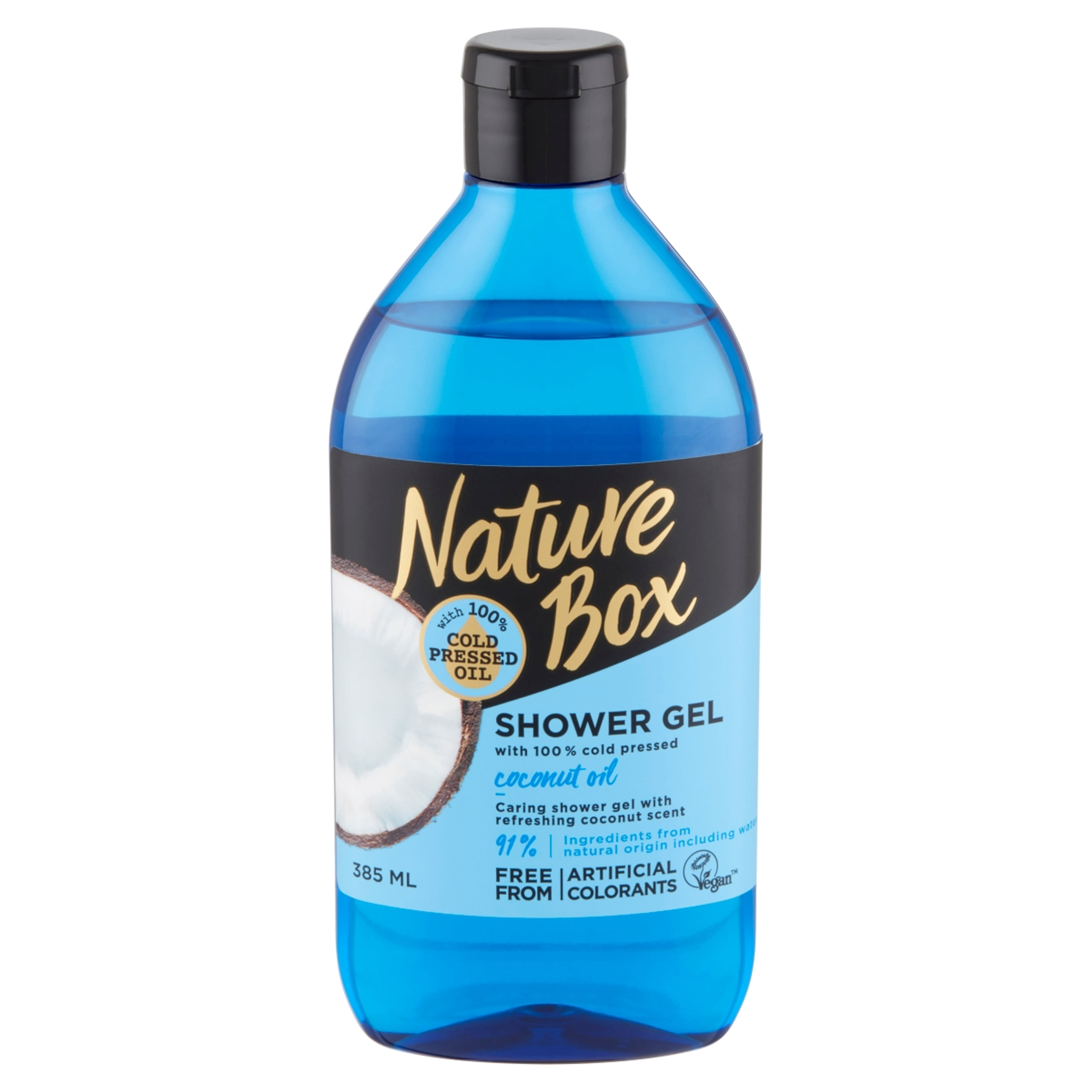 Nature Box tusfürdő  Kókusz az ápolt bőrért - 385 ml-2