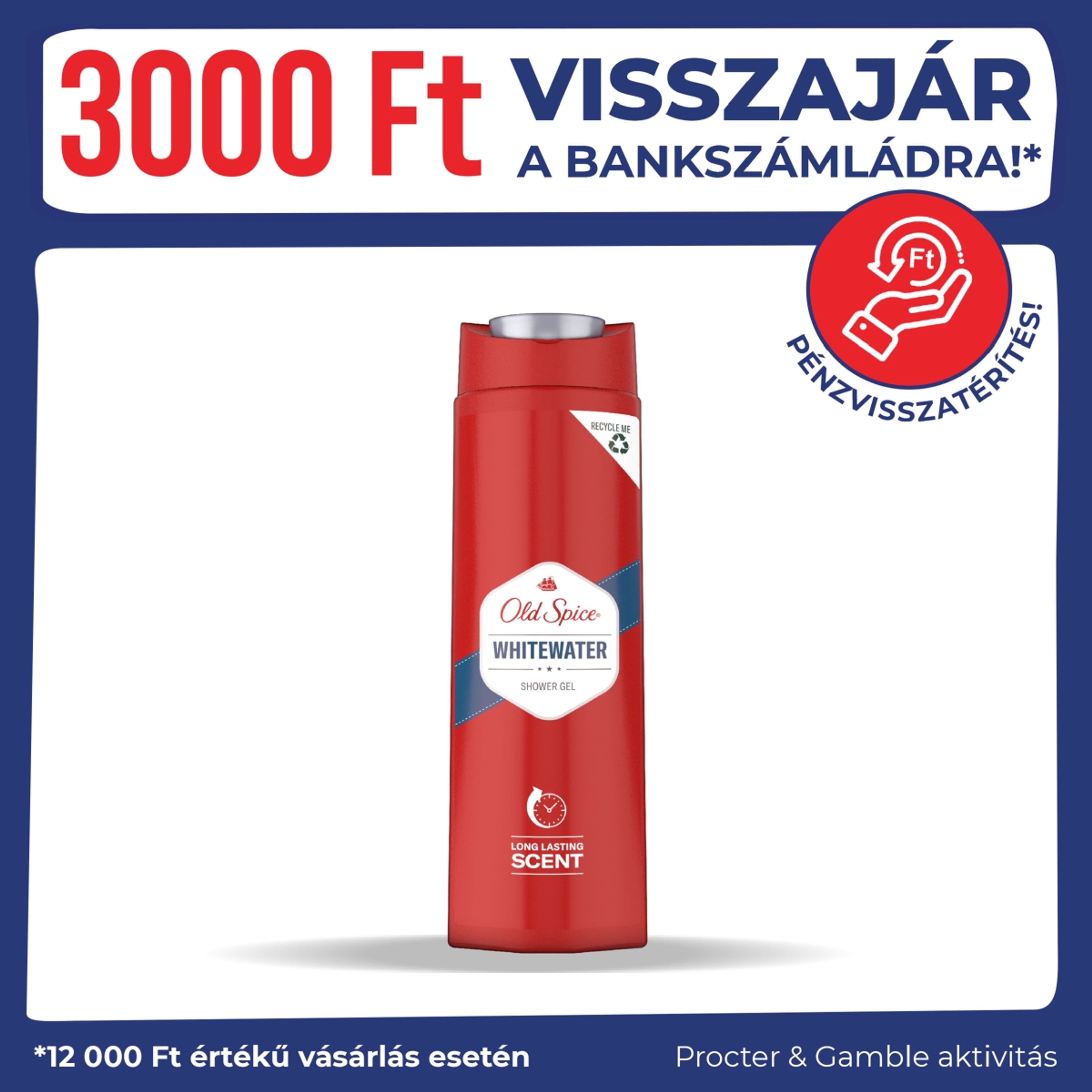 Old Spice Whitewater Tusfürdő Férfiaknak - 400 ml