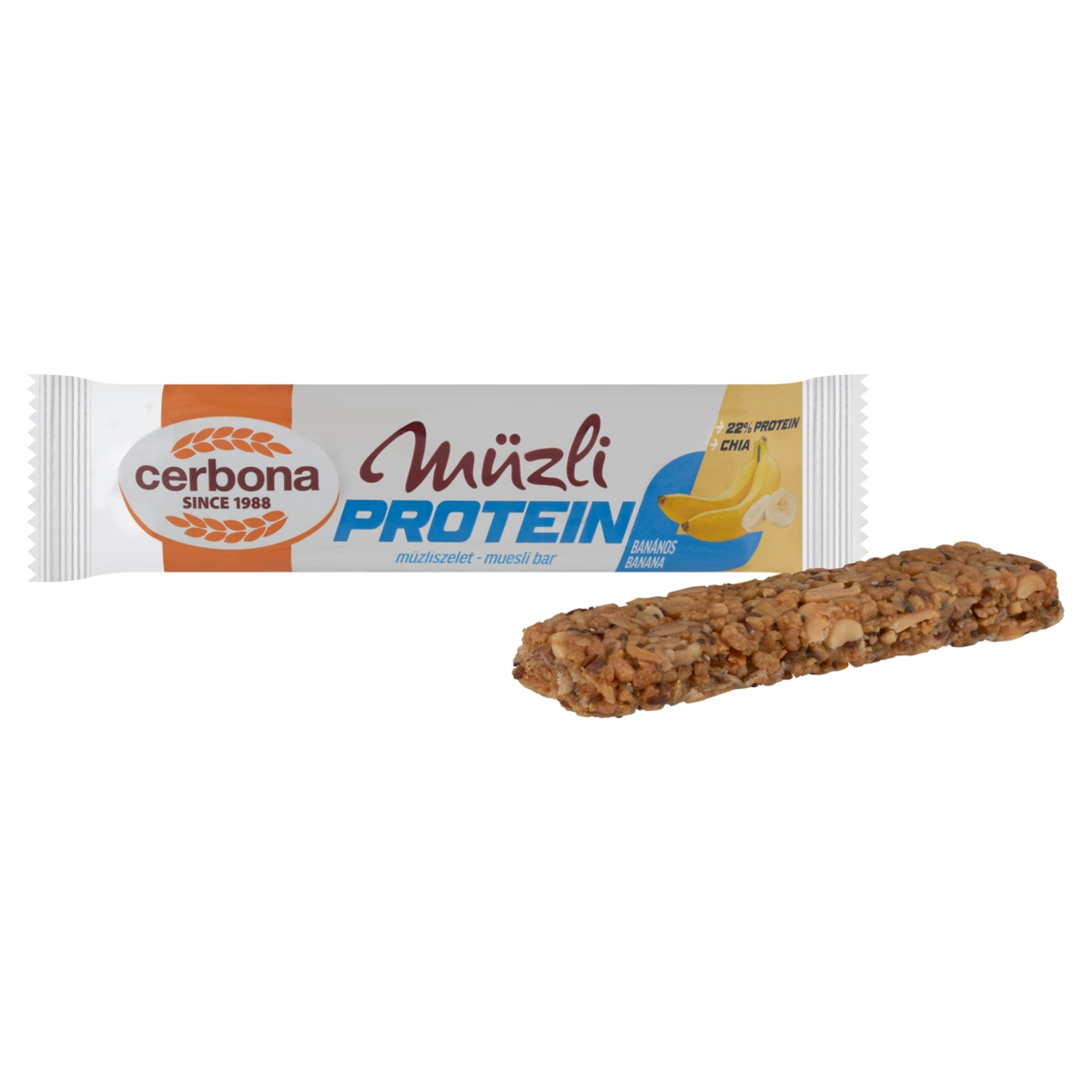 Cerbona Sport Protein banános müzliszelet - 35 g-2