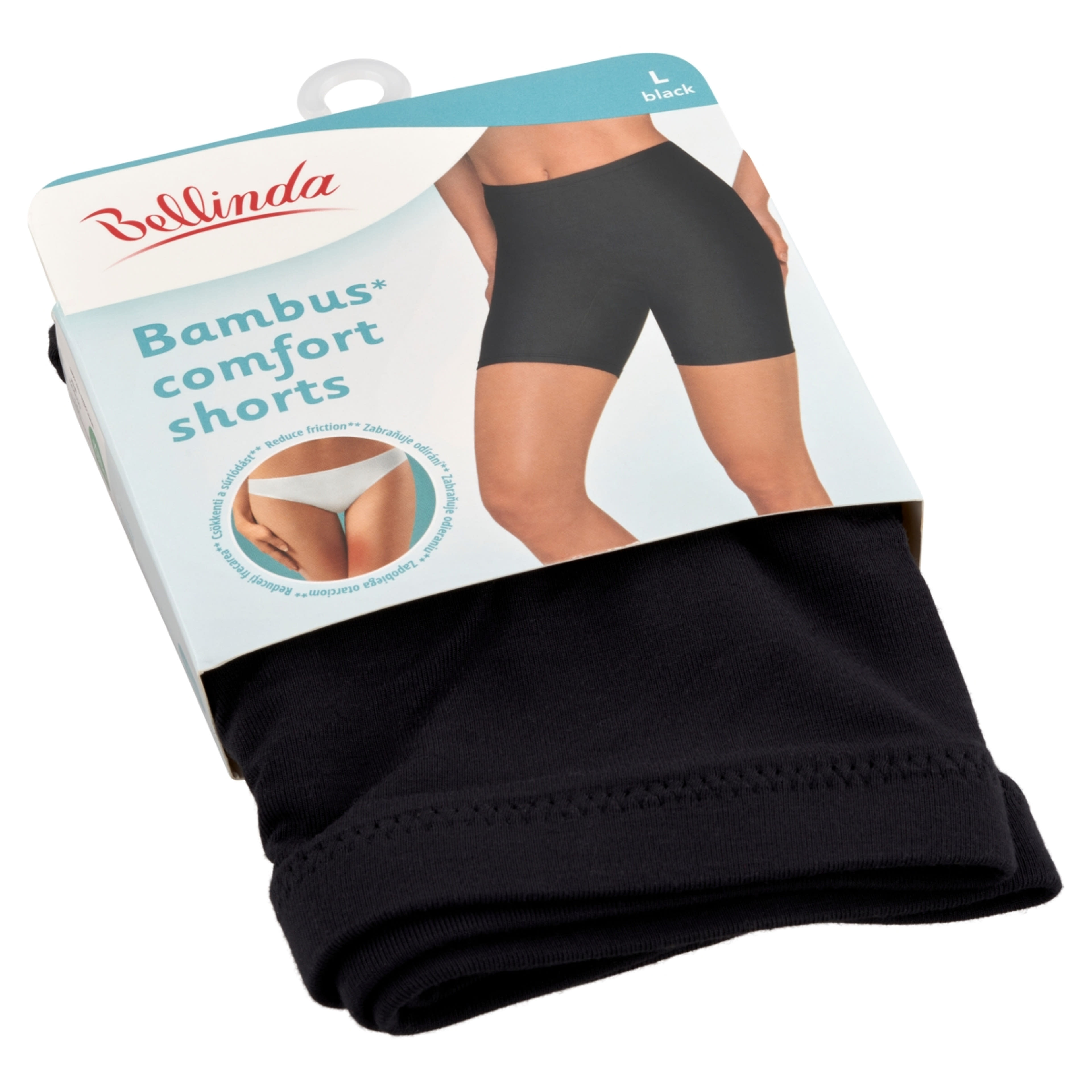 Bellinda Bambus Comfort short fekete L-es méret - 1 db-2