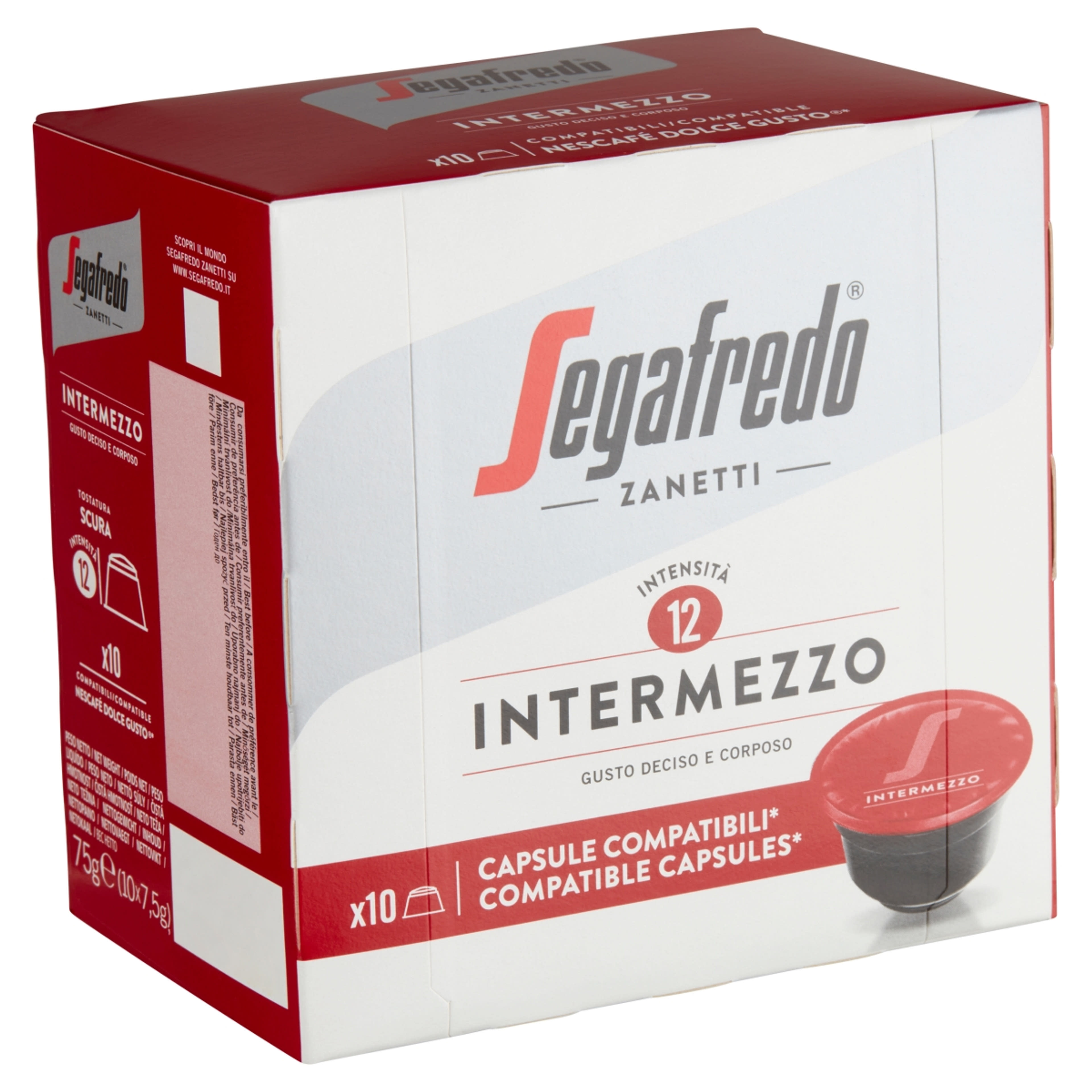 Segafredo dg intermezzo kávé kapszula 10 x 7.5 g - 75 g-3
