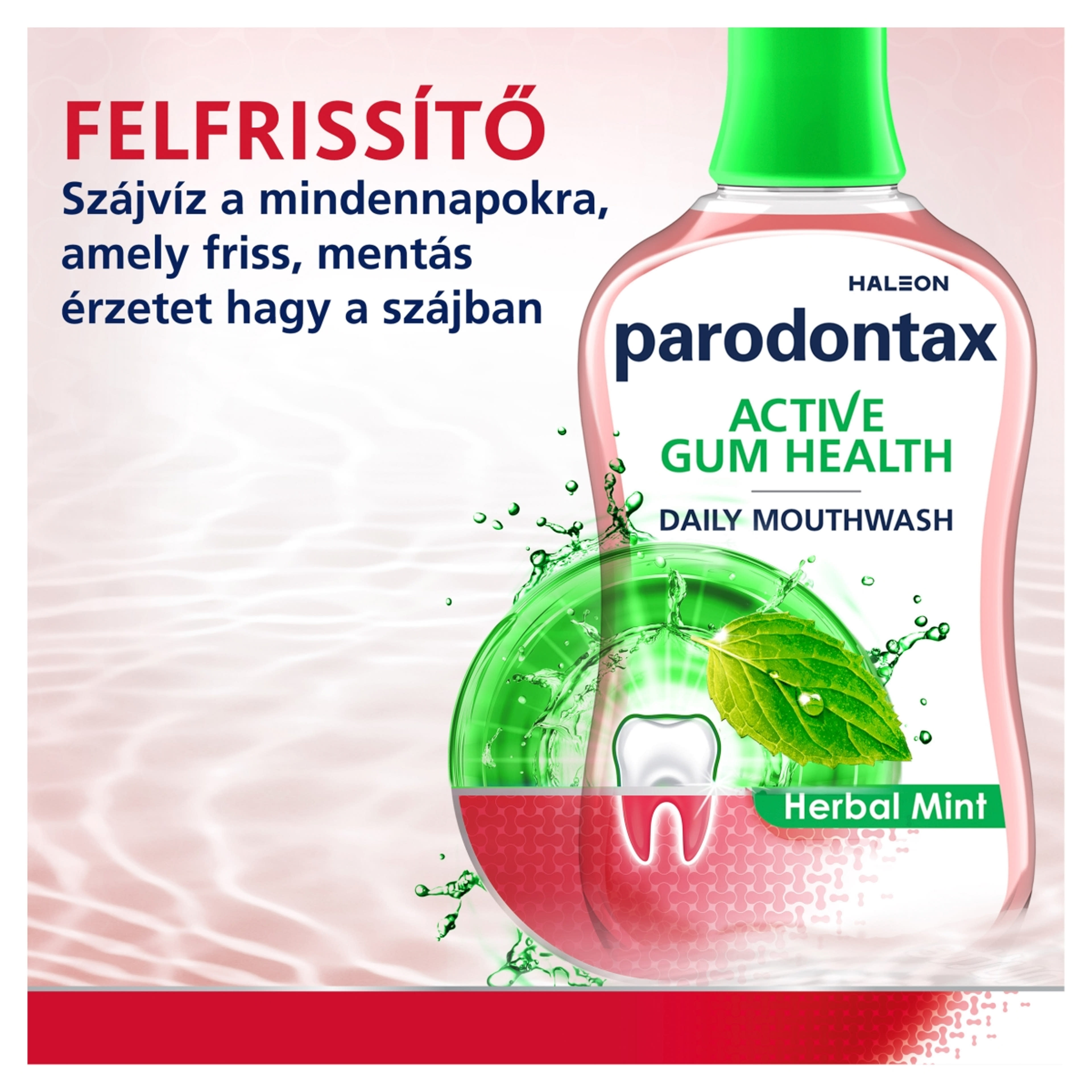 Parodontax Active Gum Health Herbal Mint szájvíz - 500 ml-6