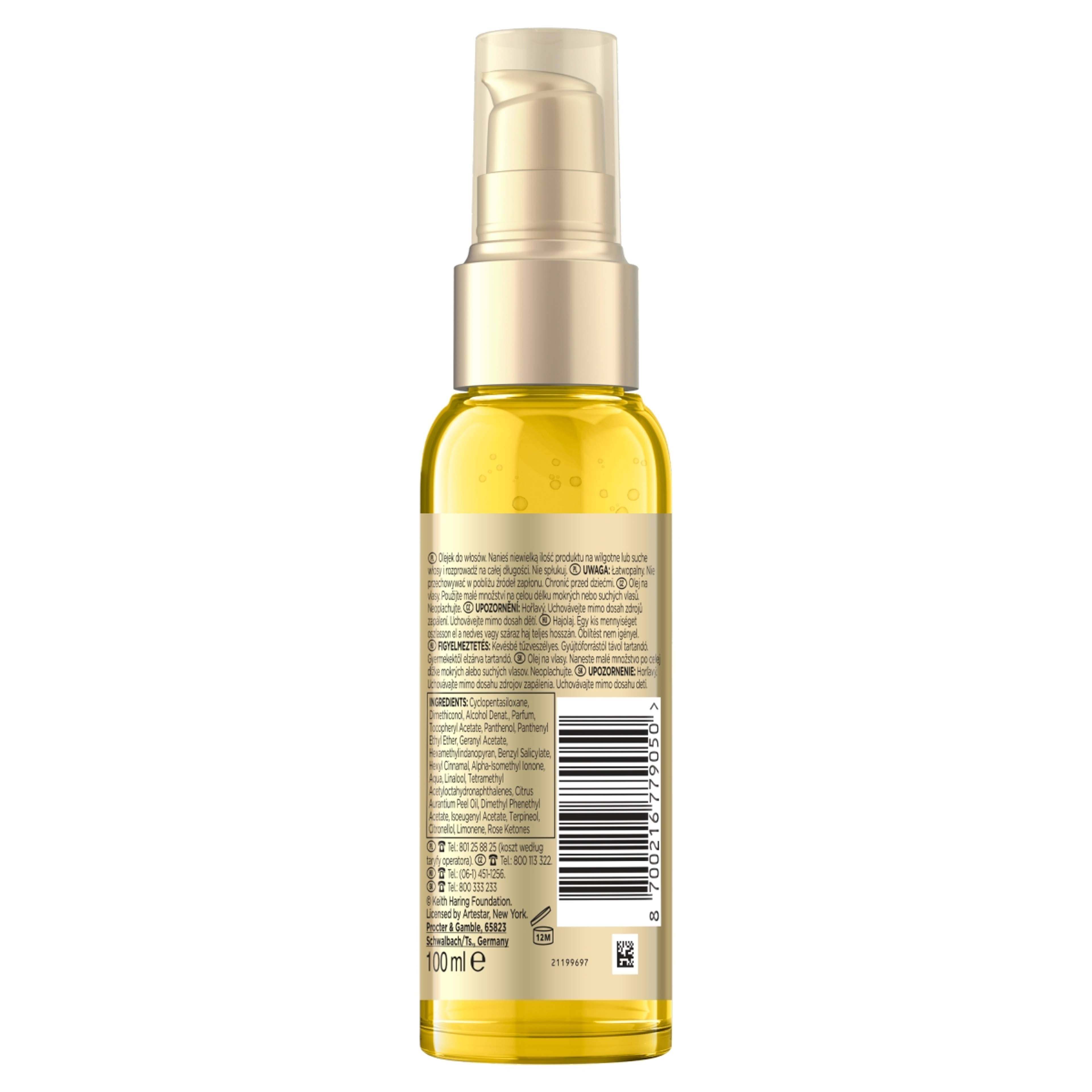 Pantene Pro-V Pantene x Keith Haring Intensive Repair hajápoló olaj - 100 ml-2