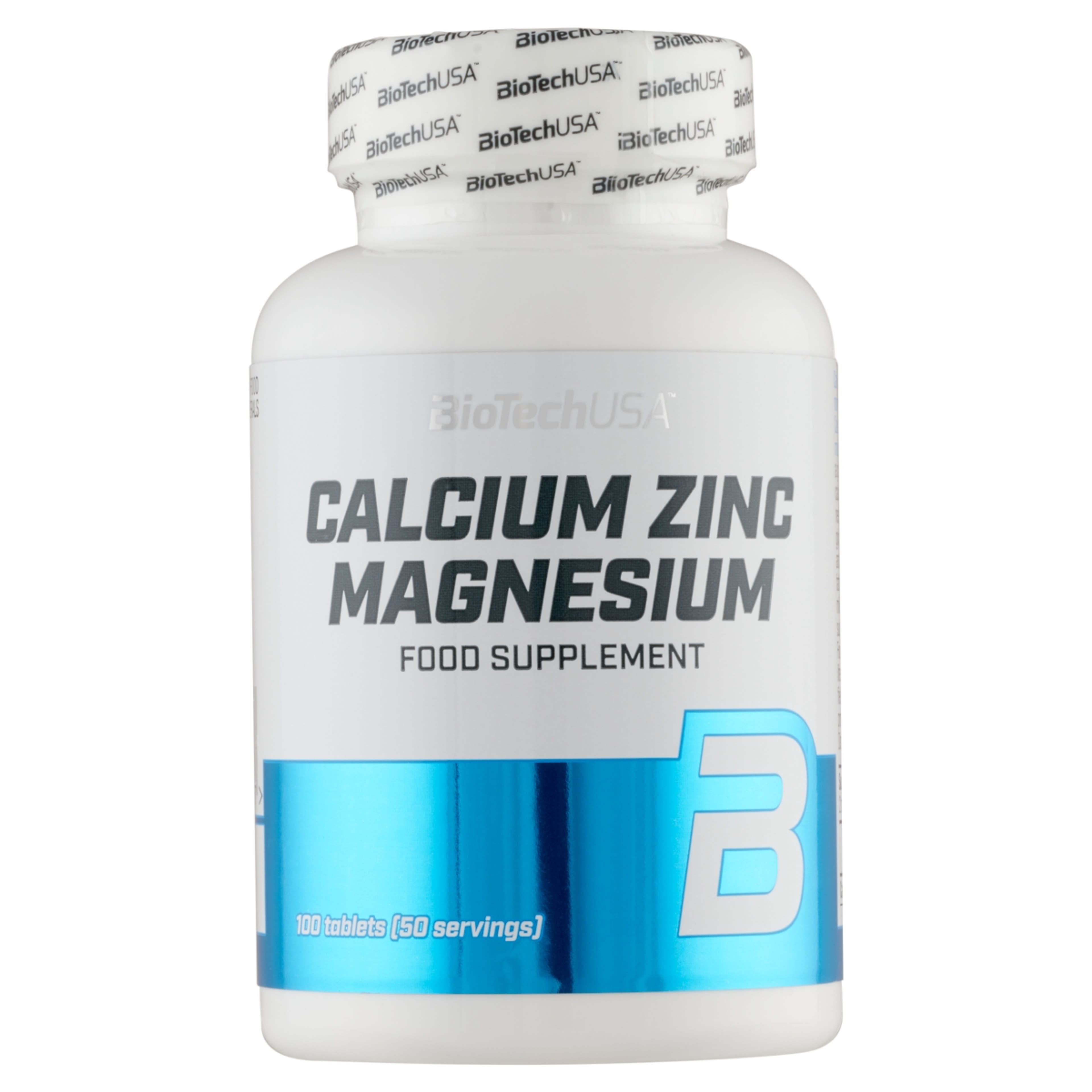 BioTechUSA Ca+ Zn+ Mg Tabletta - 100 db
