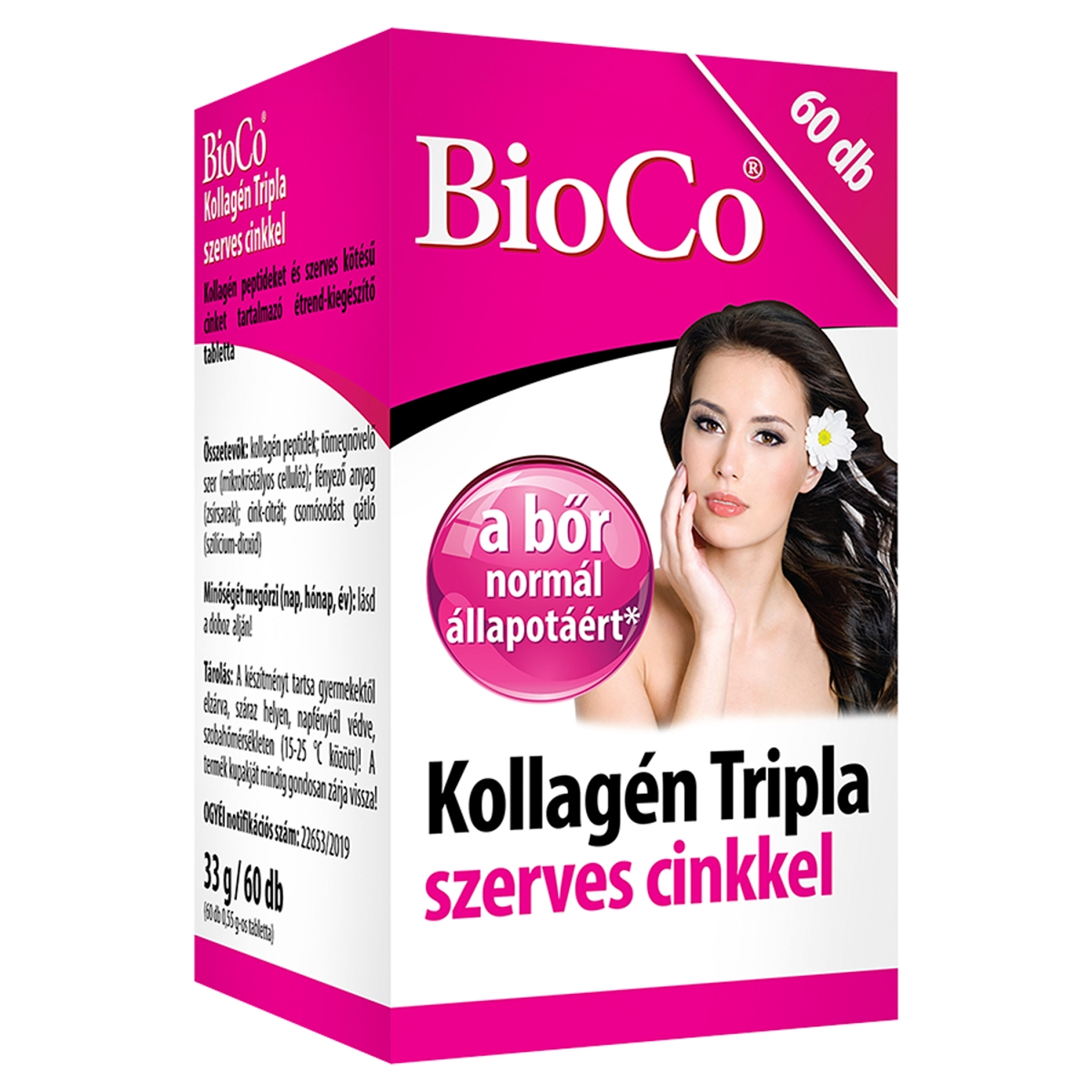 Bioco Kollagén Tripla étrenkiegészítő tabletta - 60 db-2