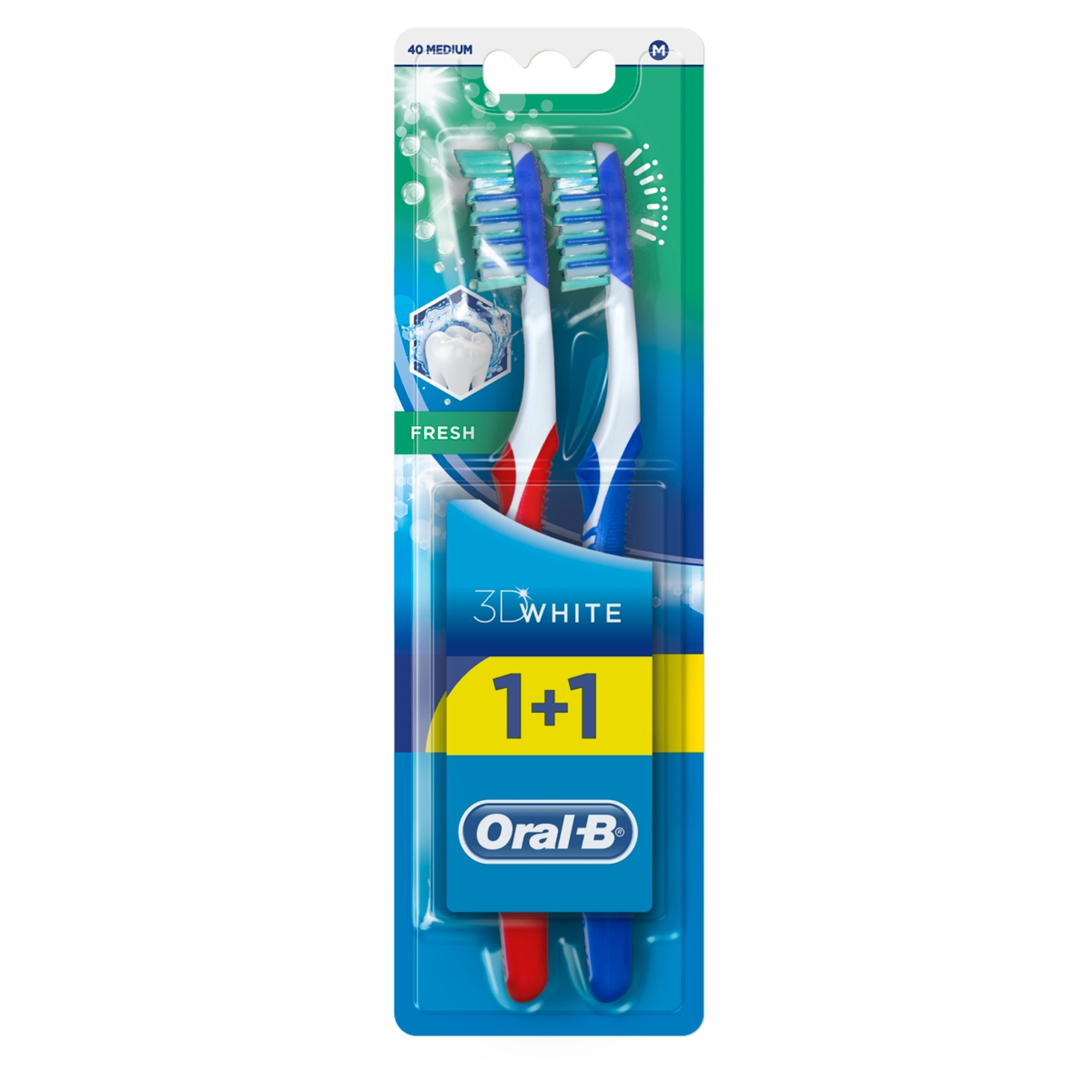 Oral-B 3D Fresh Duo fogkefe - 2 db-2