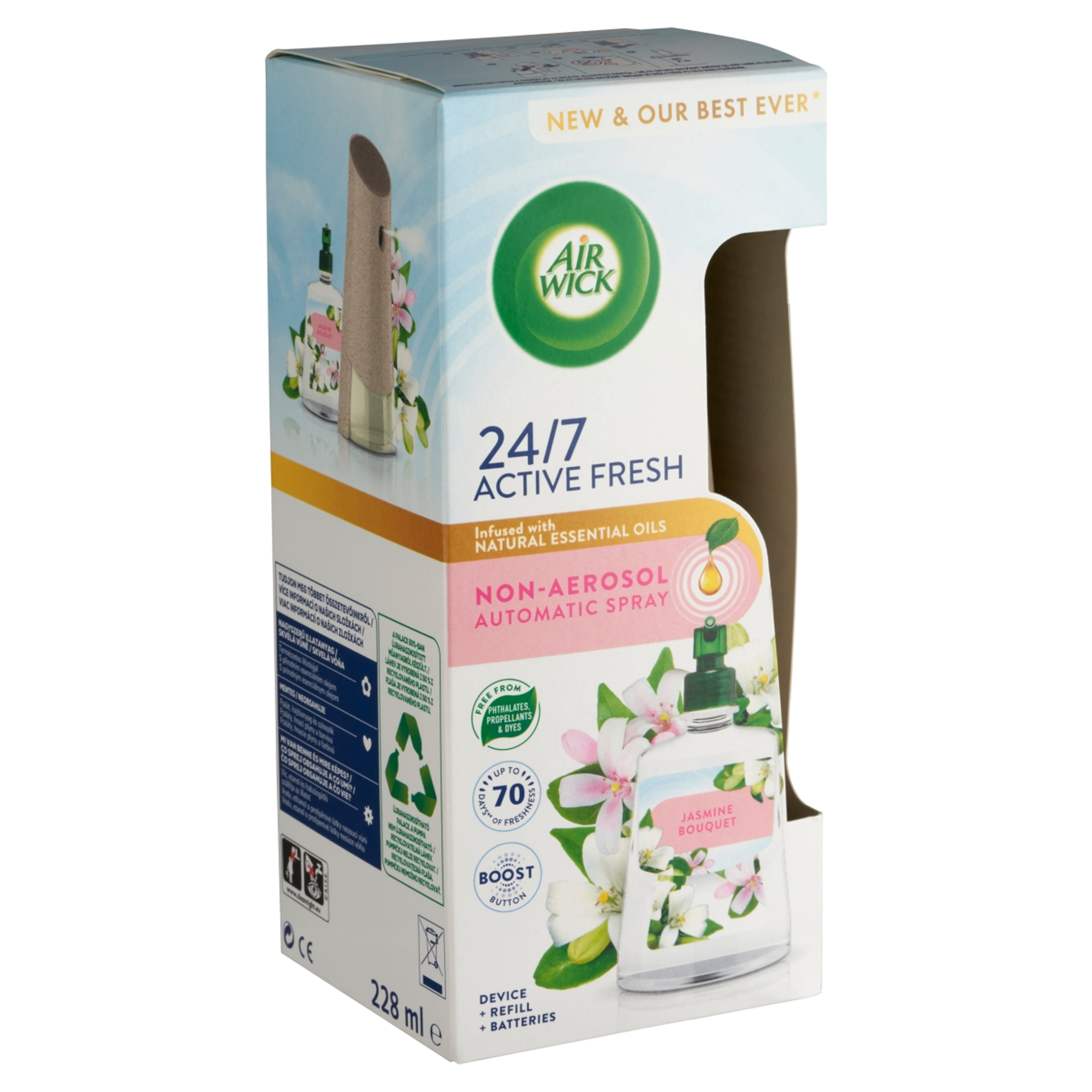 Air Wick Active Fresh készülék és utántöltő jázmin csokor - 228 ml-3