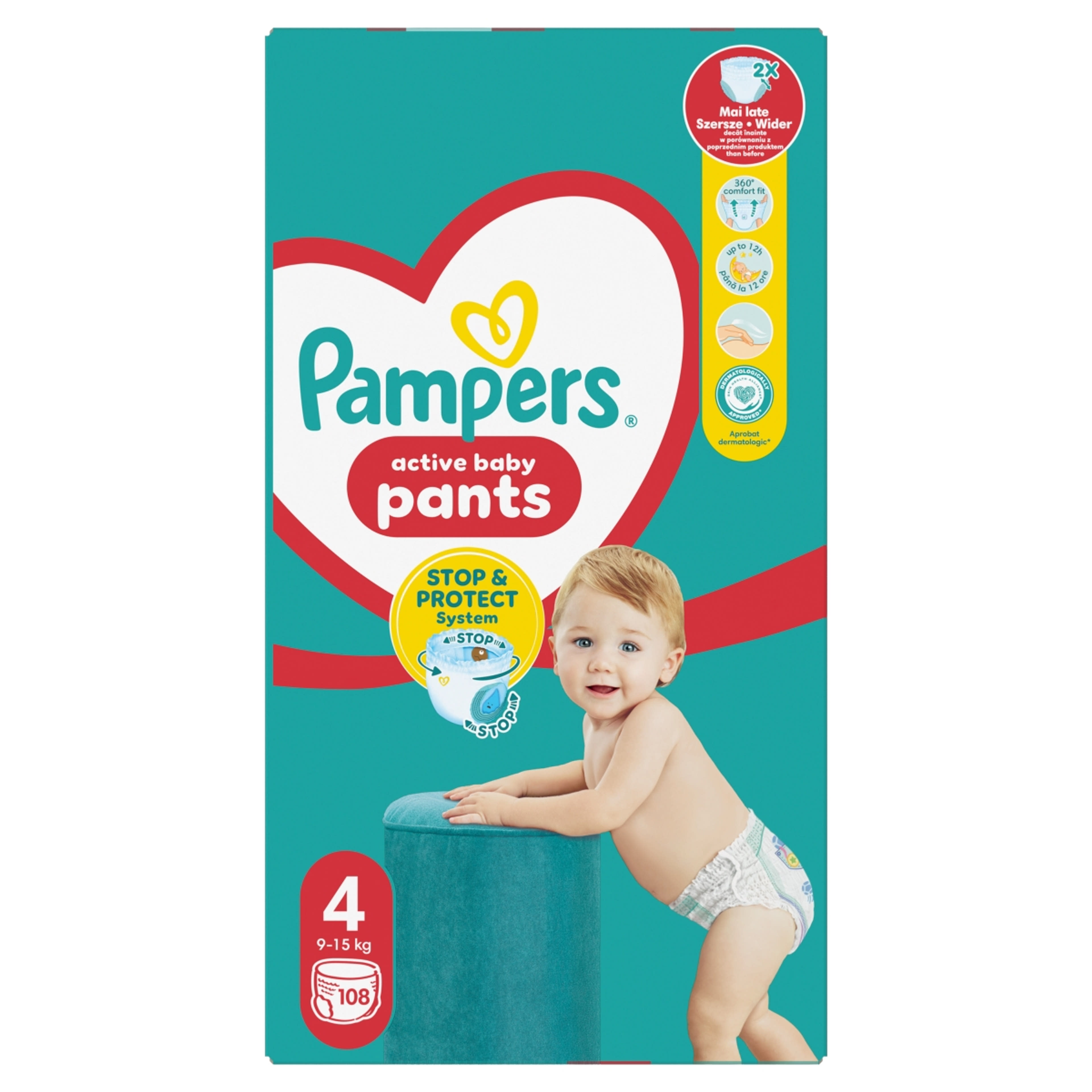 Pampers Pants bugyipelenka Mega Pack+ 4-es 9-15 kg - 108 db-3