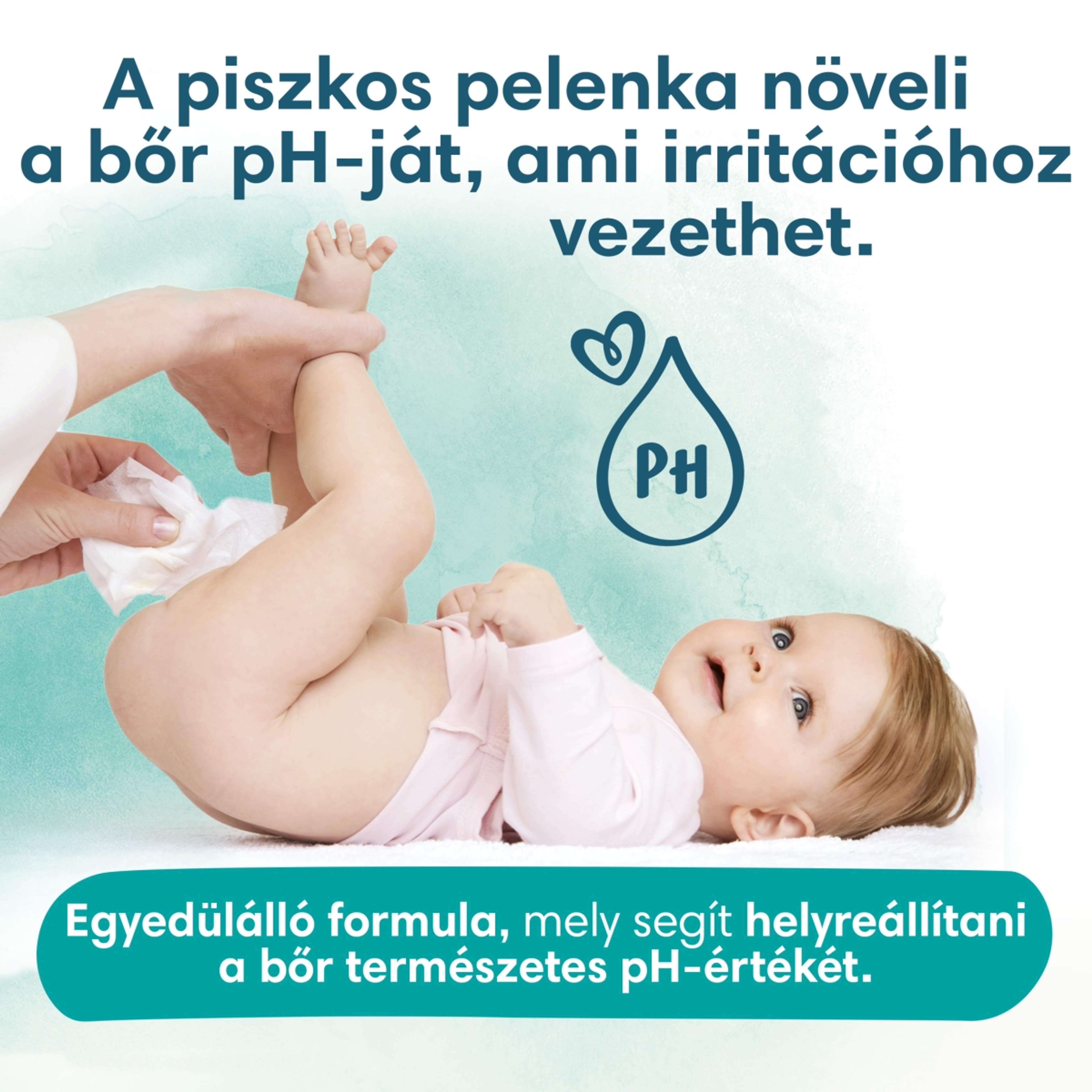 Pampers Harmonie New Baby törlőkendő, műanyagmentes - 46 db-3