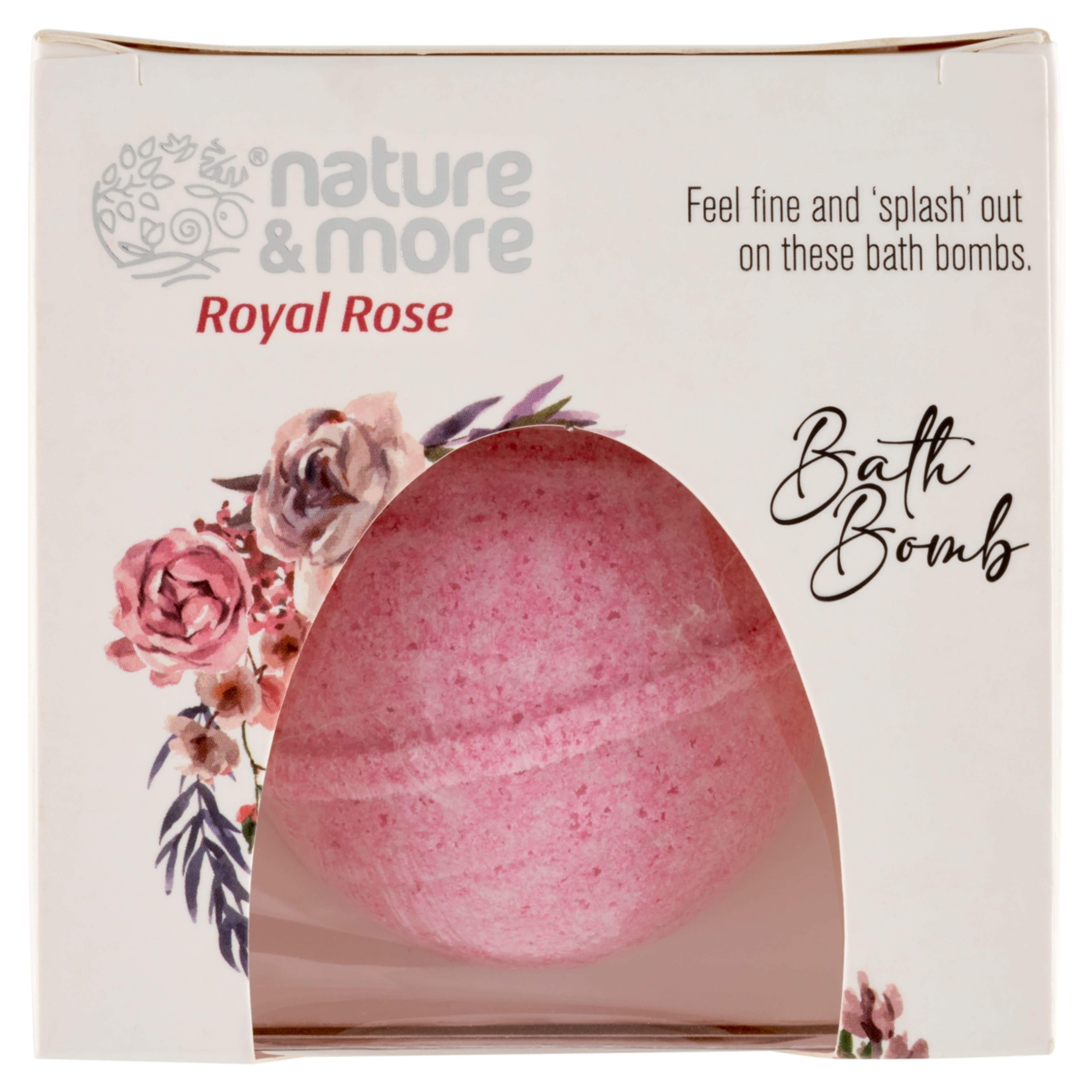 Nature&More Garden Rose fürdőbomba - 85 g-1