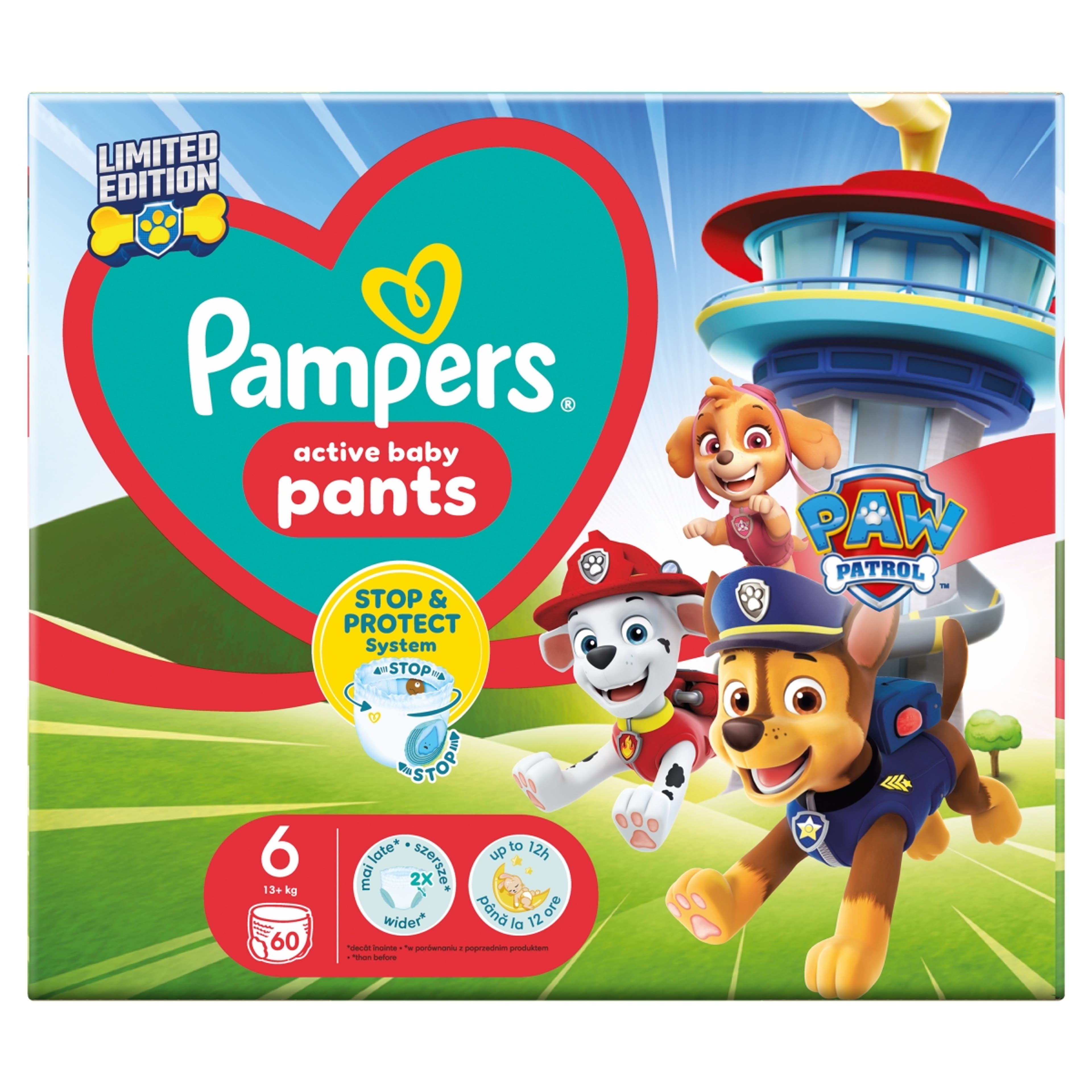 Pampers Pants Mancs Őrjárat bugyipelenka 6-os méret 14-19 kg - 60 db-4