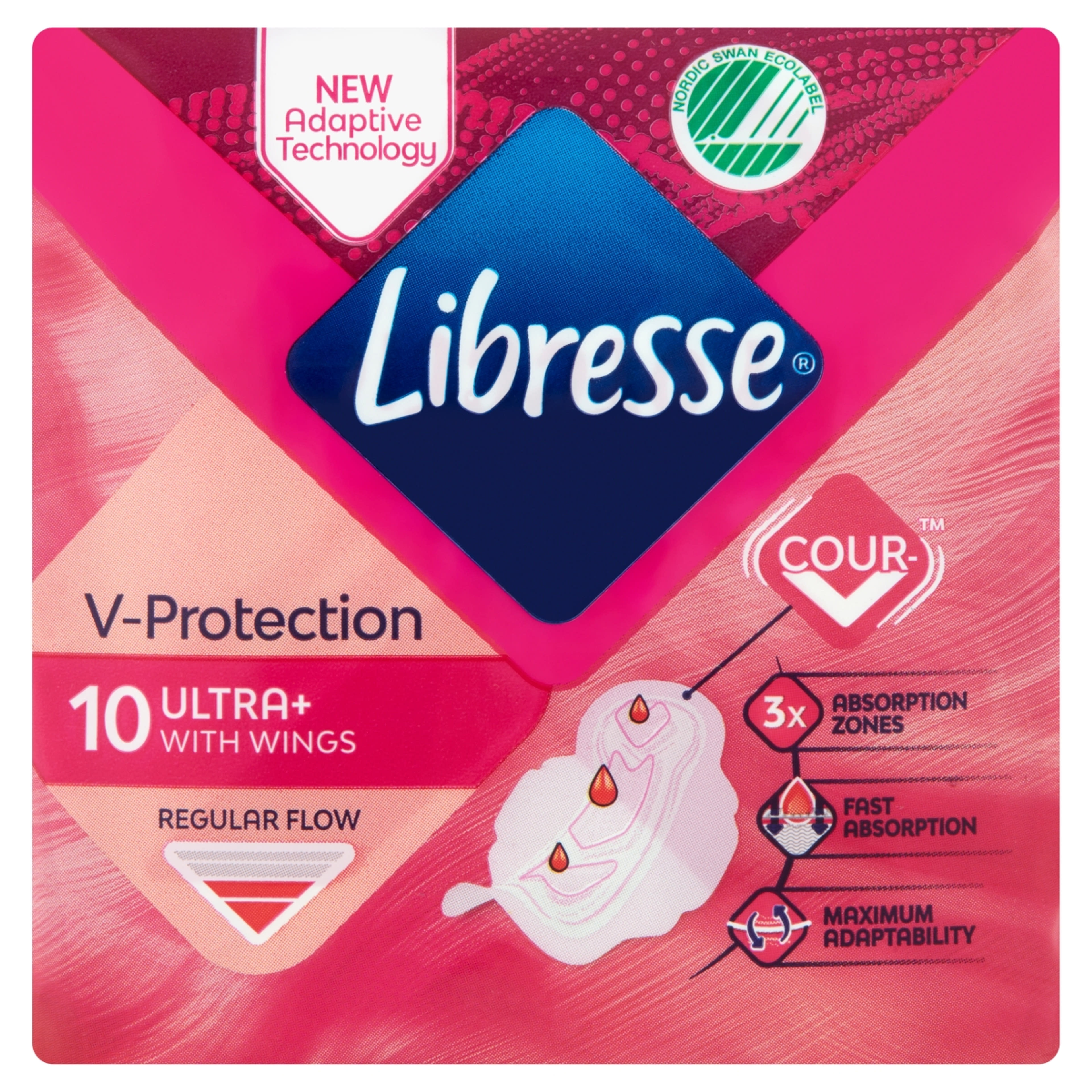 Libresse Ultra Normal vékony szárnyas egészségügyi betét - 10 db