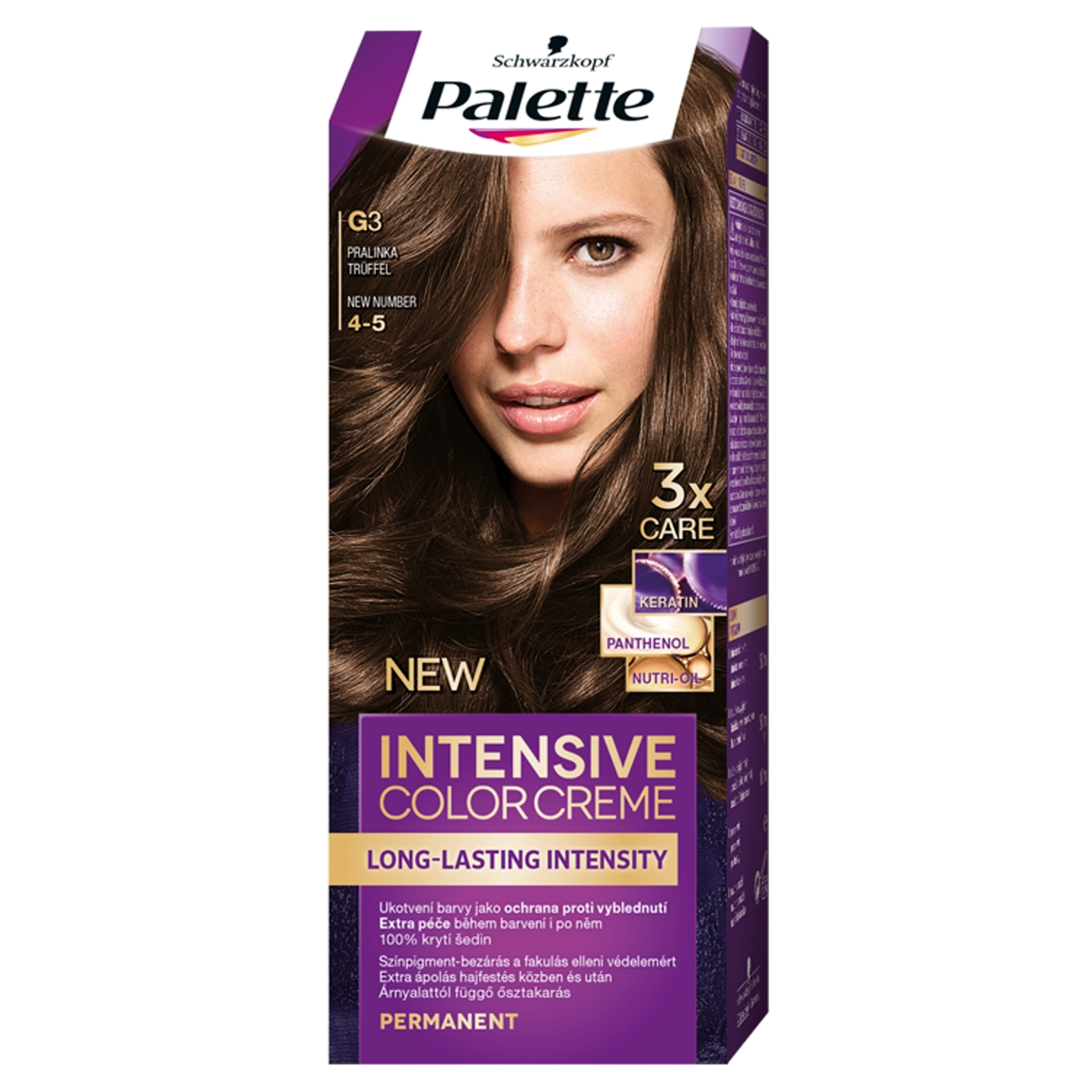 Schwarzkopf Palette Intensive Color Creme hajfesték G3 trüffel - 1 db-1