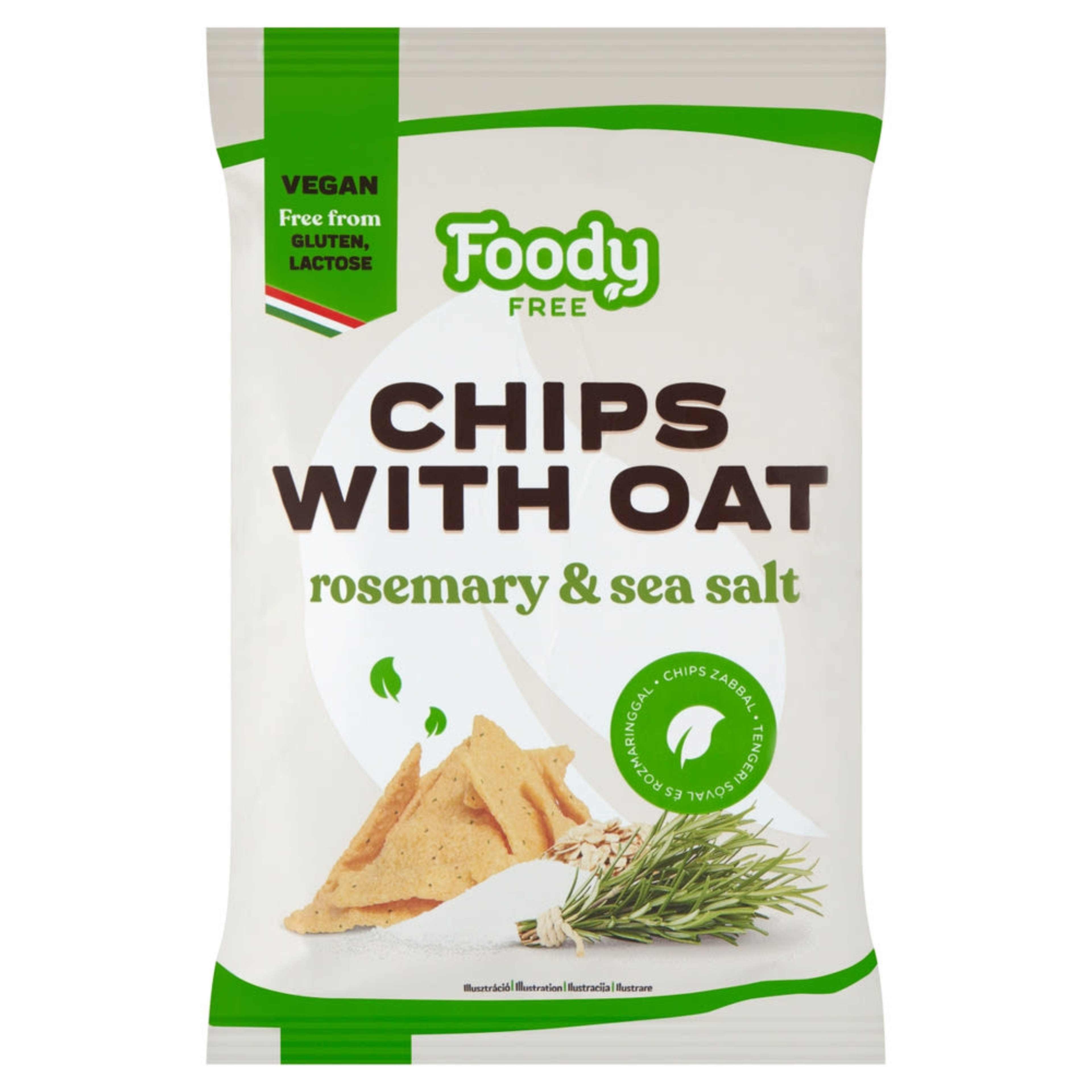 Foody Free zab chips tengeri sóval és rozmaringgal - 50 g