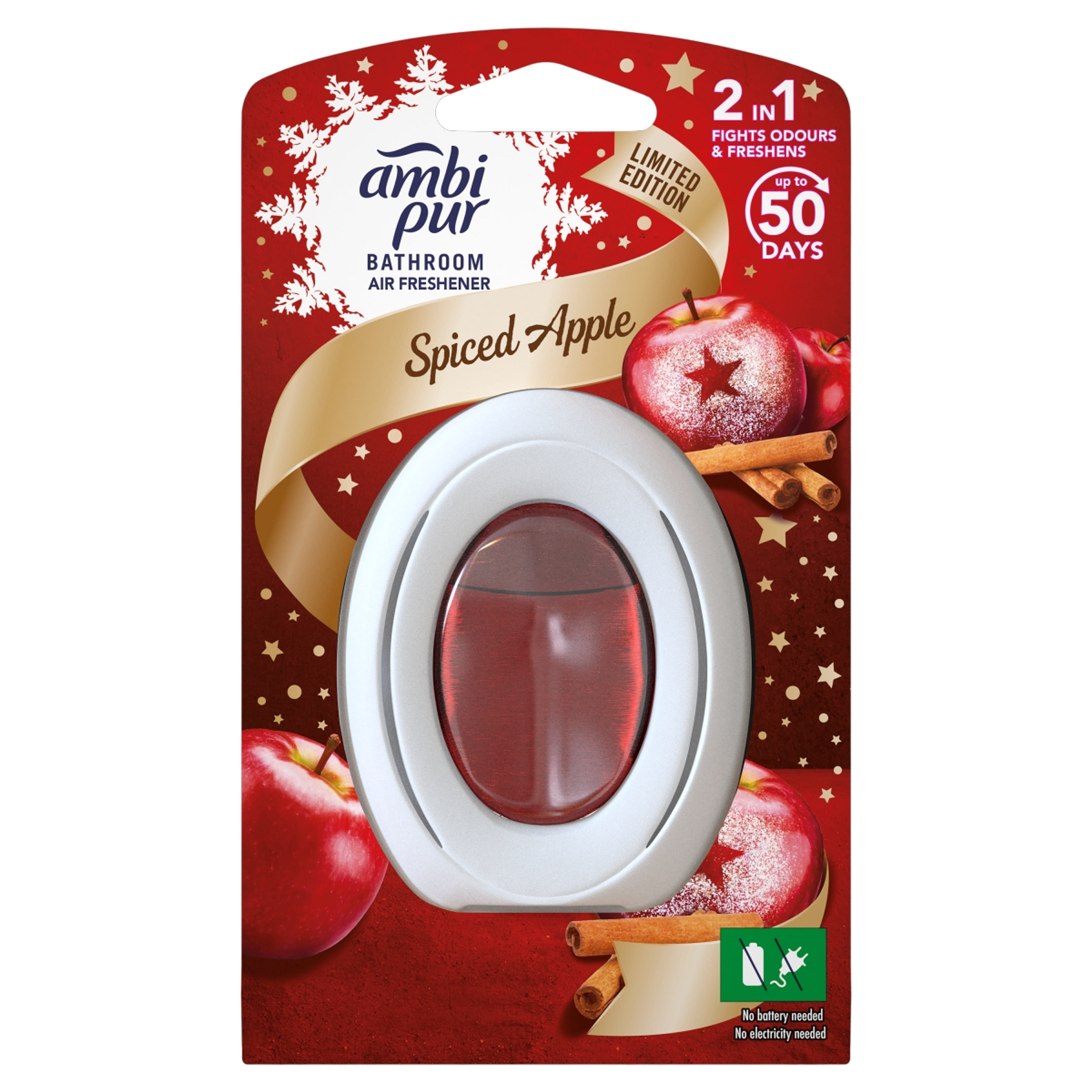 Ambi Pur fürdőszobai légfrissítő, Spiced Apple - 7,5 ml