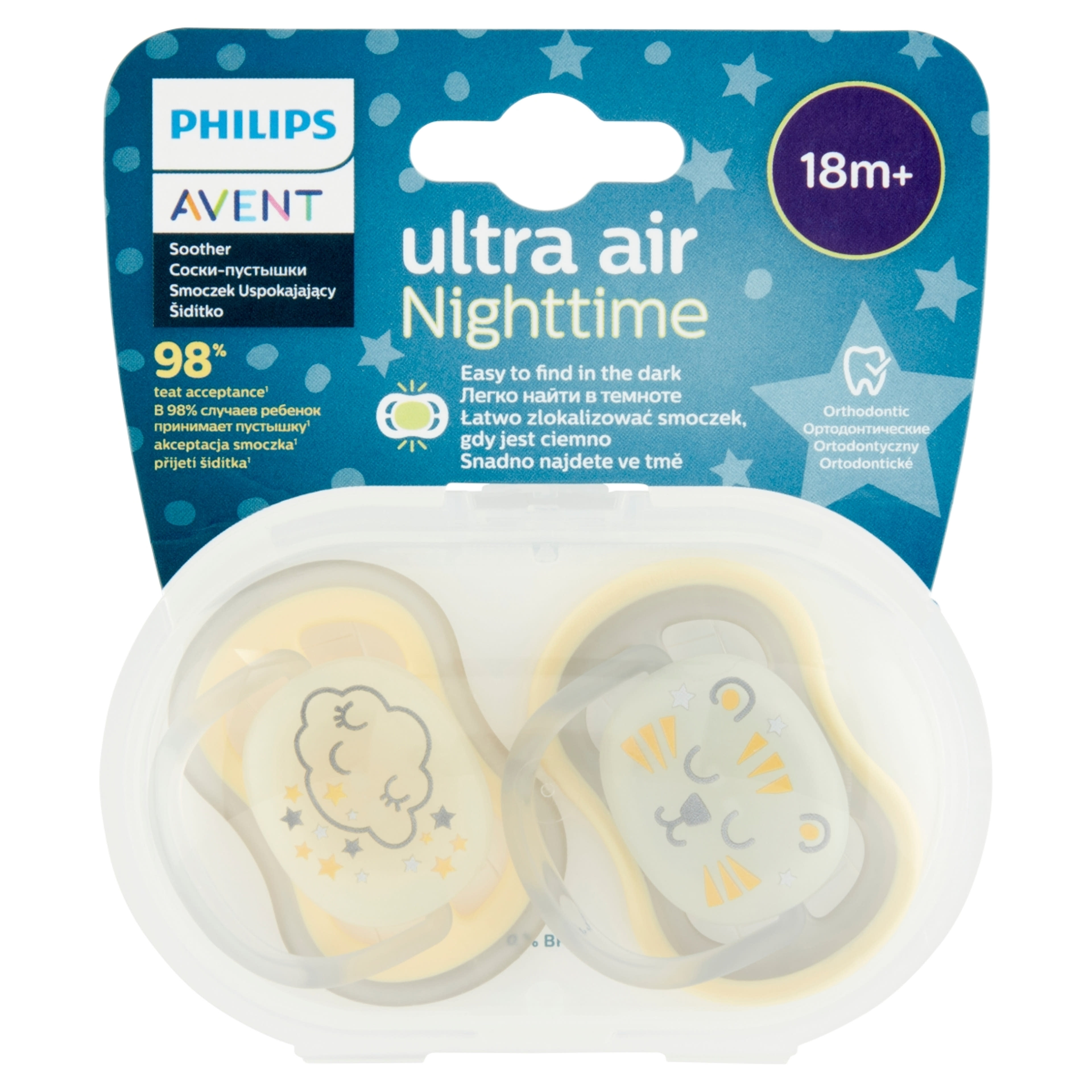 Avent Ultra Air Night éjszakai játszócumi, 18 hónapos kortól - 2 db