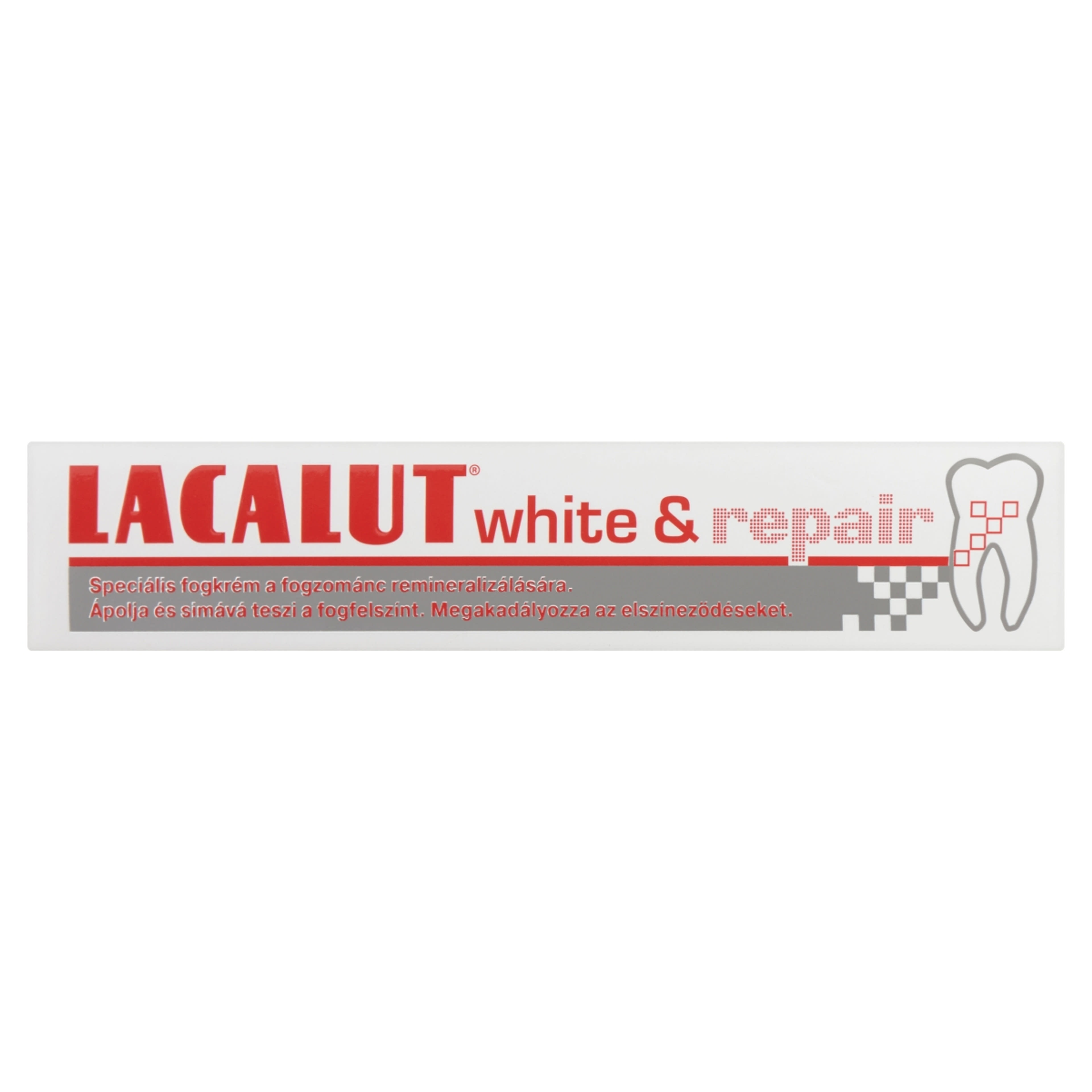 Lacalut White & Repair fogkrém - 75 ml